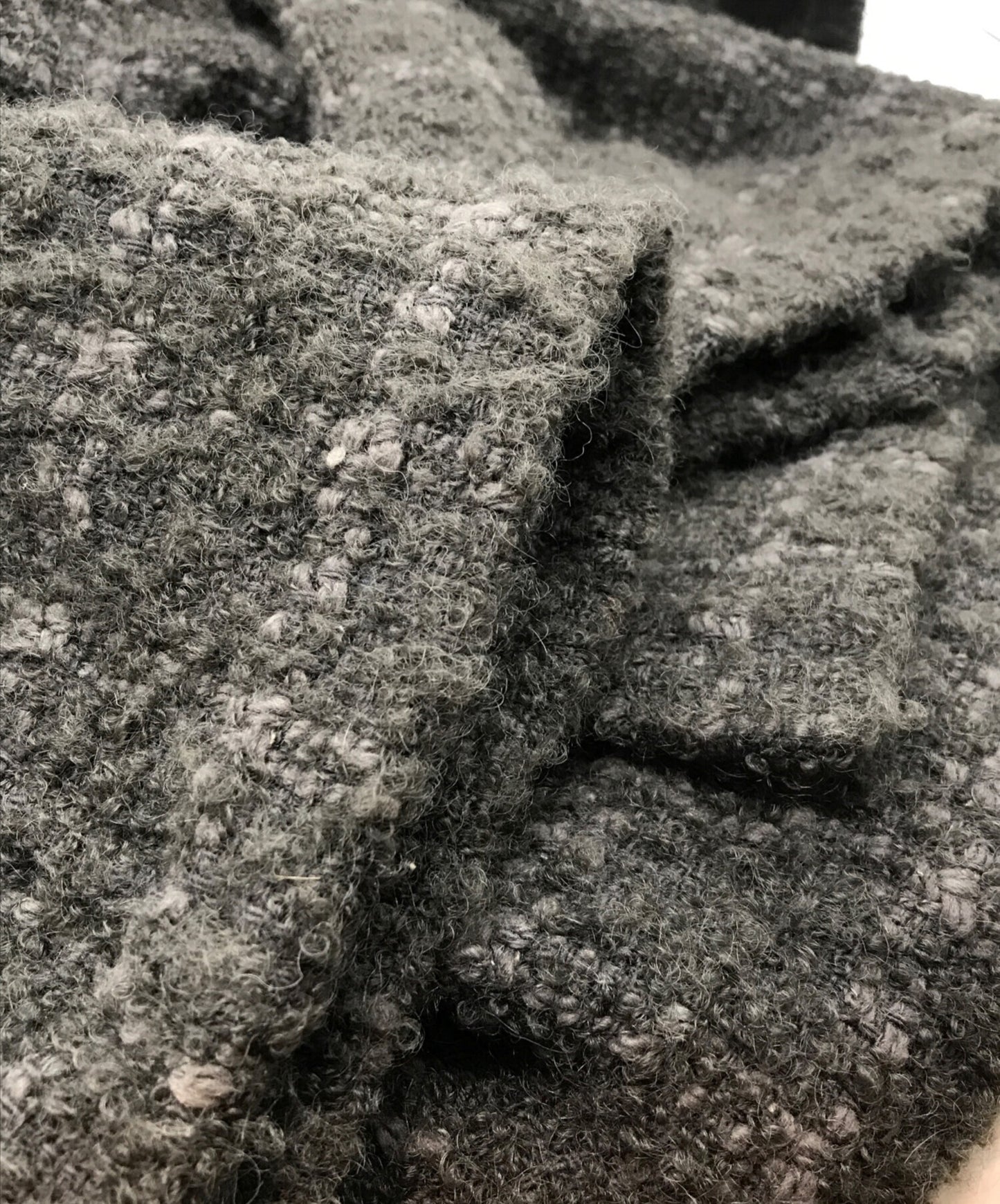 [Pre-owned] ISSEY MIYAKE PERMANENTE tweed wrap coat VG63250