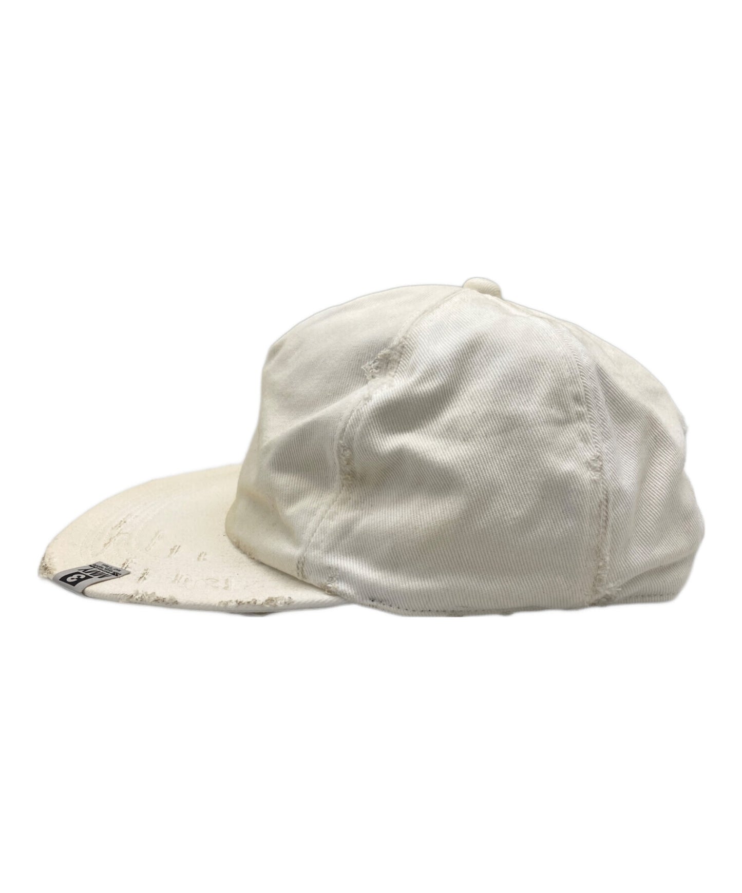 [Pre-owned] MIHARA YASUHIRO Damaged Canvas Big Cap A12AC402-0