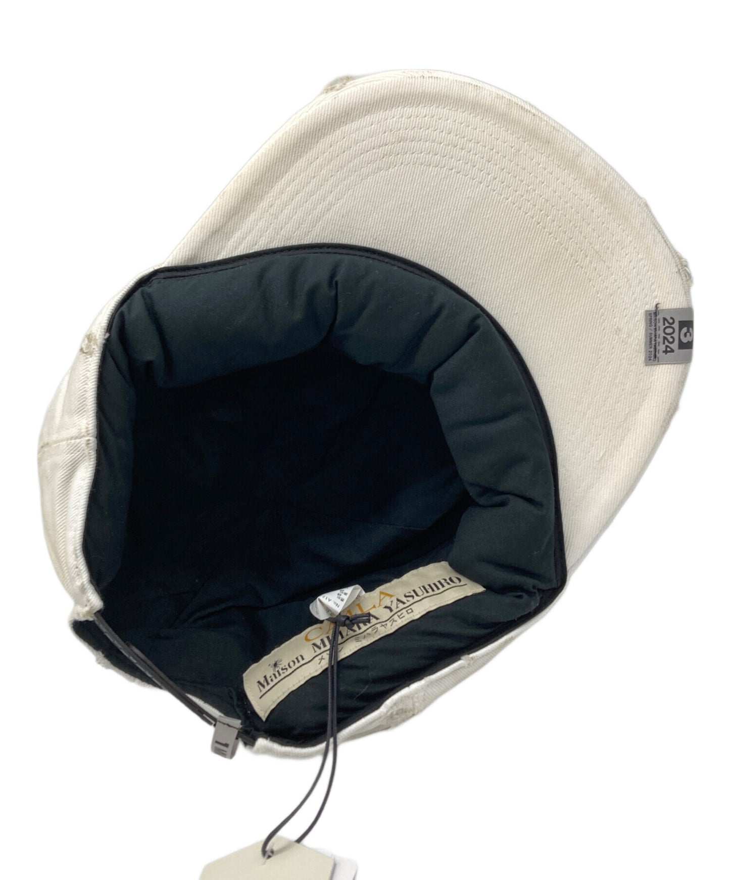 [Pre-owned] MIHARA YASUHIRO Damaged Canvas Big Cap A12AC402-0