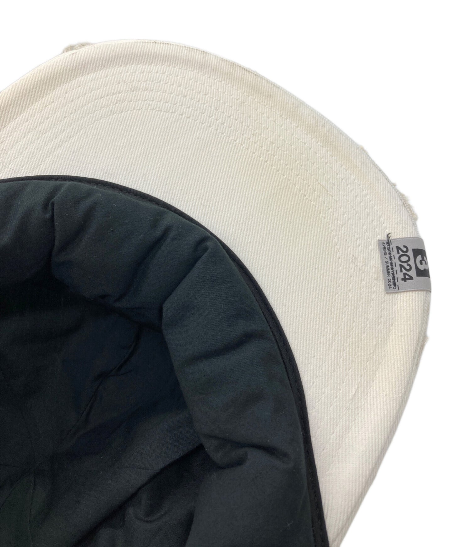 [Pre-owned] MIHARA YASUHIRO Damaged Canvas Big Cap A12AC402-0