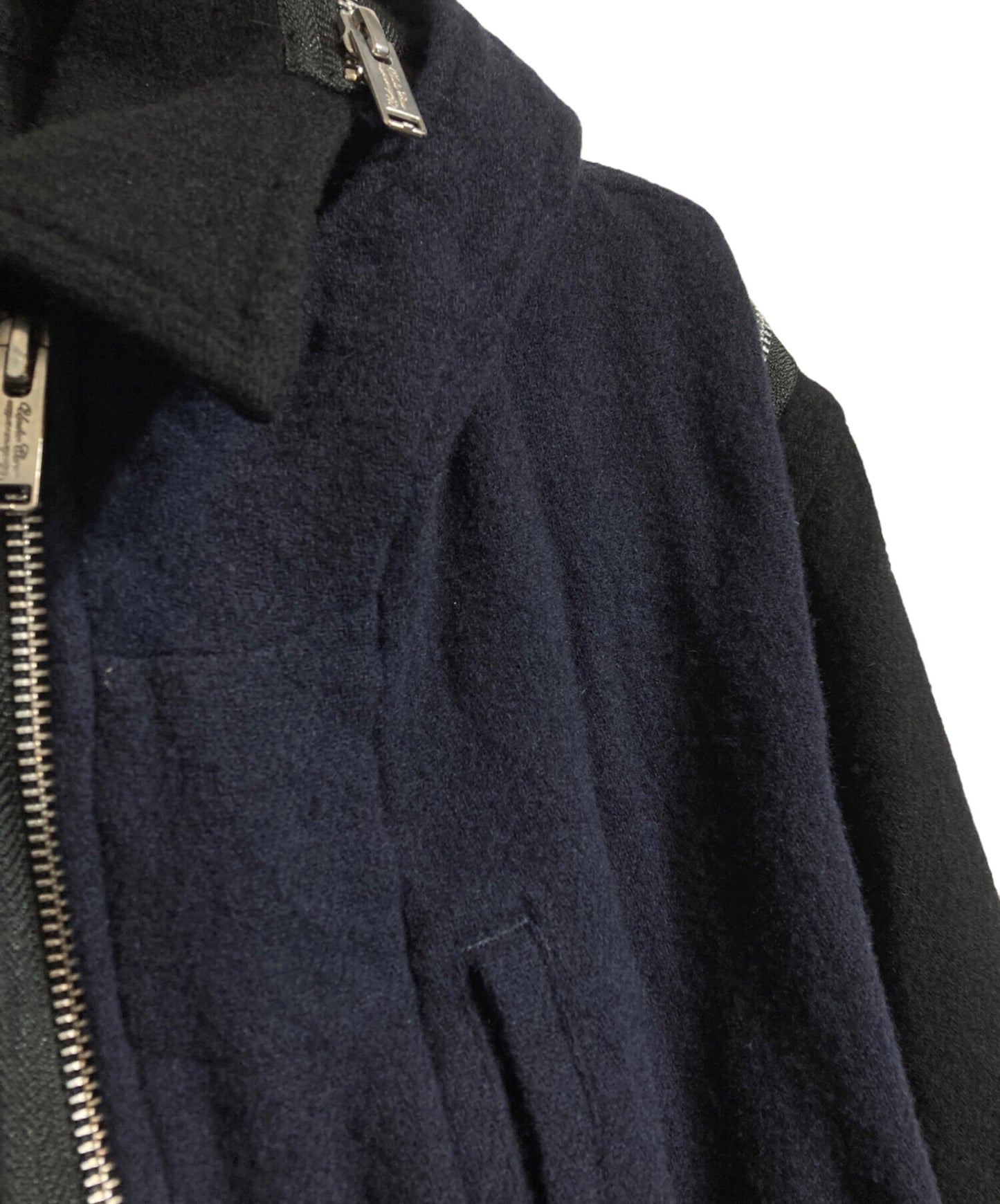 [Pre-owned] UNDERCOVER Shrunken Wool Hooded Layered Blouson UC2A4208