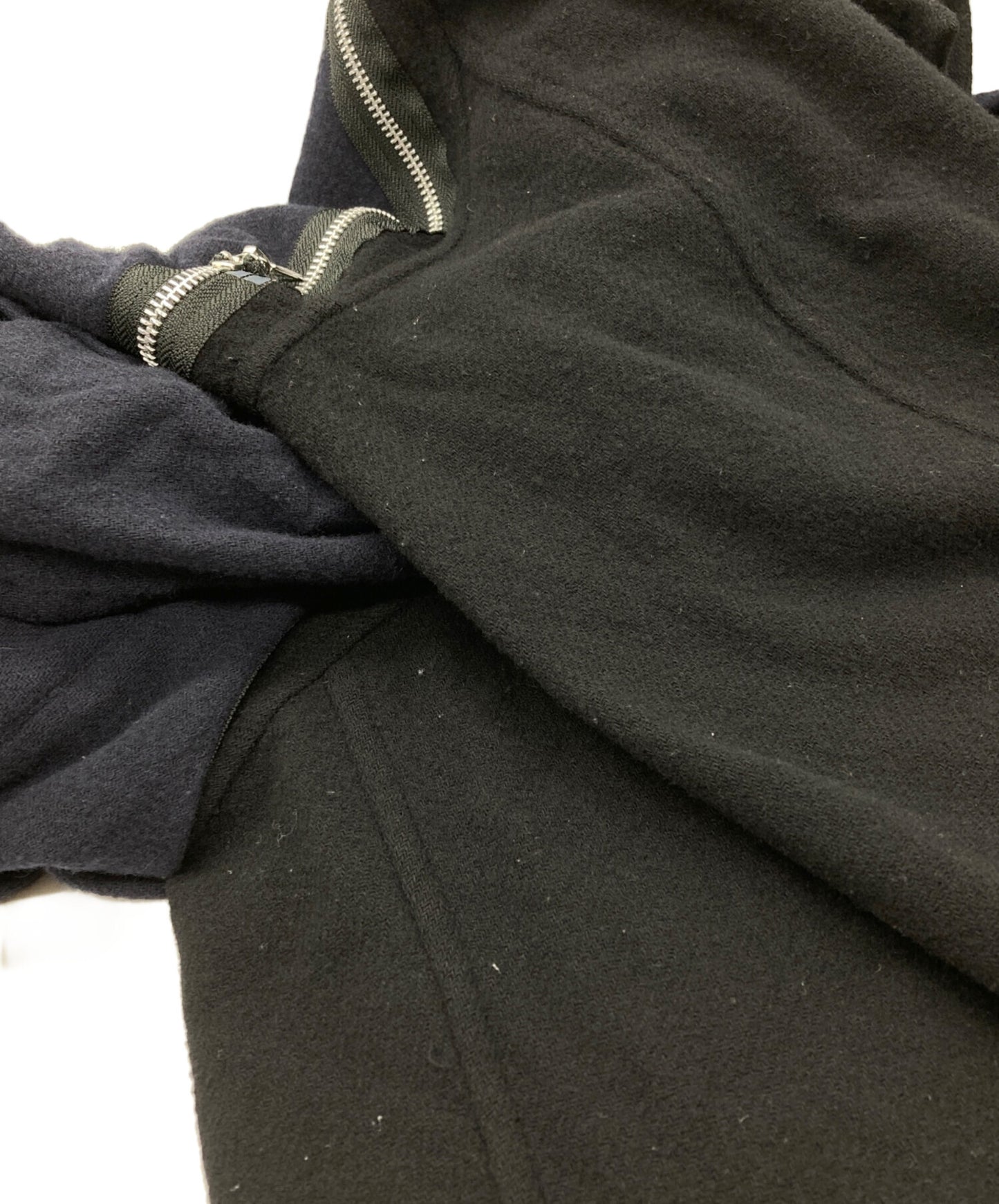 [Pre-owned] UNDERCOVER Shrunken Wool Hooded Layered Blouson UC2A4208