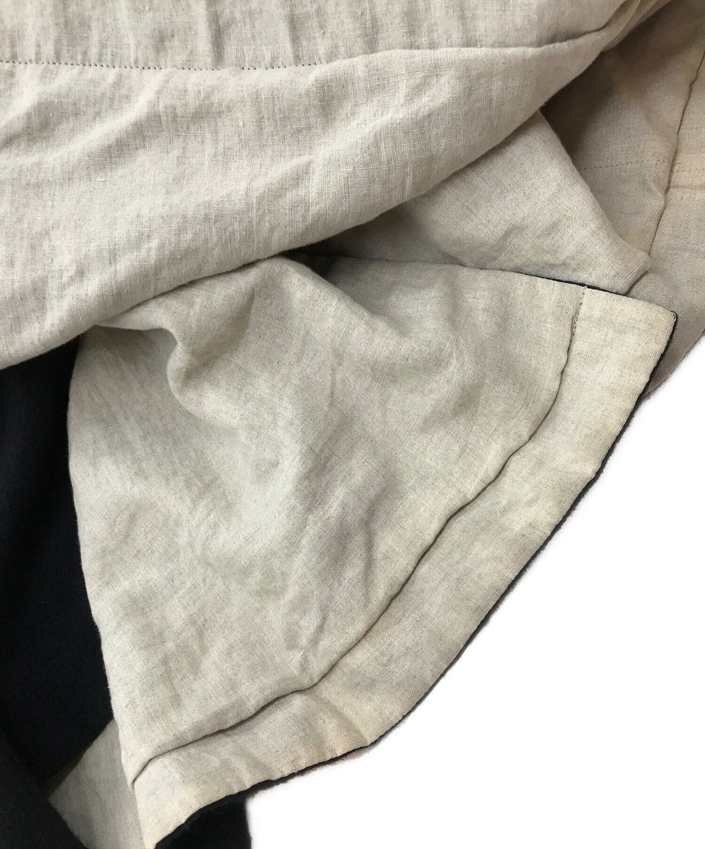 [Pre-owned] REGULATION Yohji Yamamoto MEN Wool Flannel Reversible Belted Hooded Coat HE-C03-840