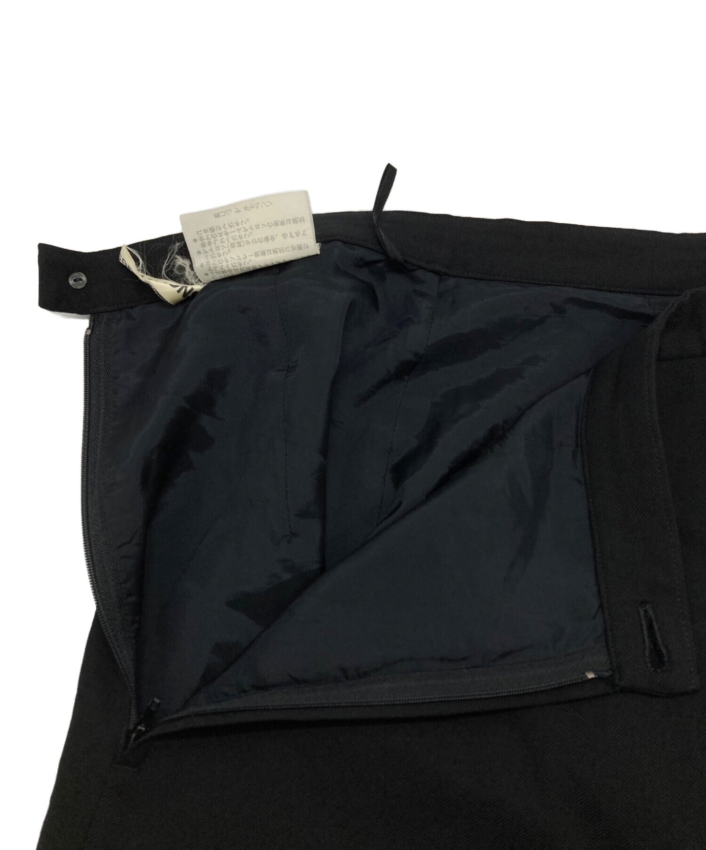 [Pre-owned] COMME des GARCONS Wool gaber long skirt GS-05006L