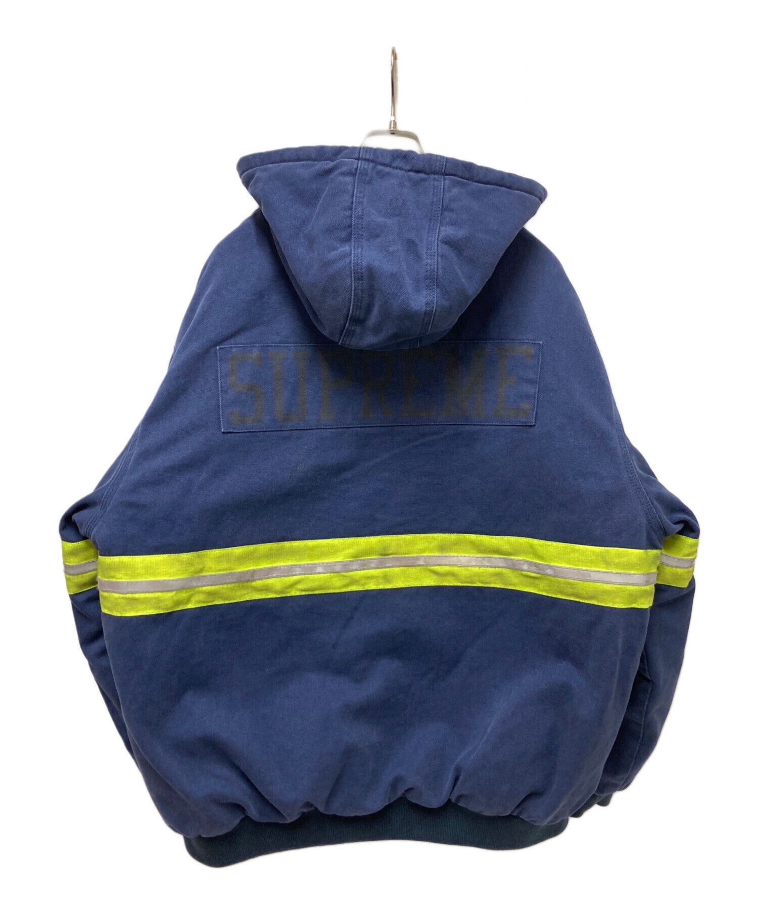 Pre-owned] SUPREME Reflective Stripe Hooded Work Jacket – Archive