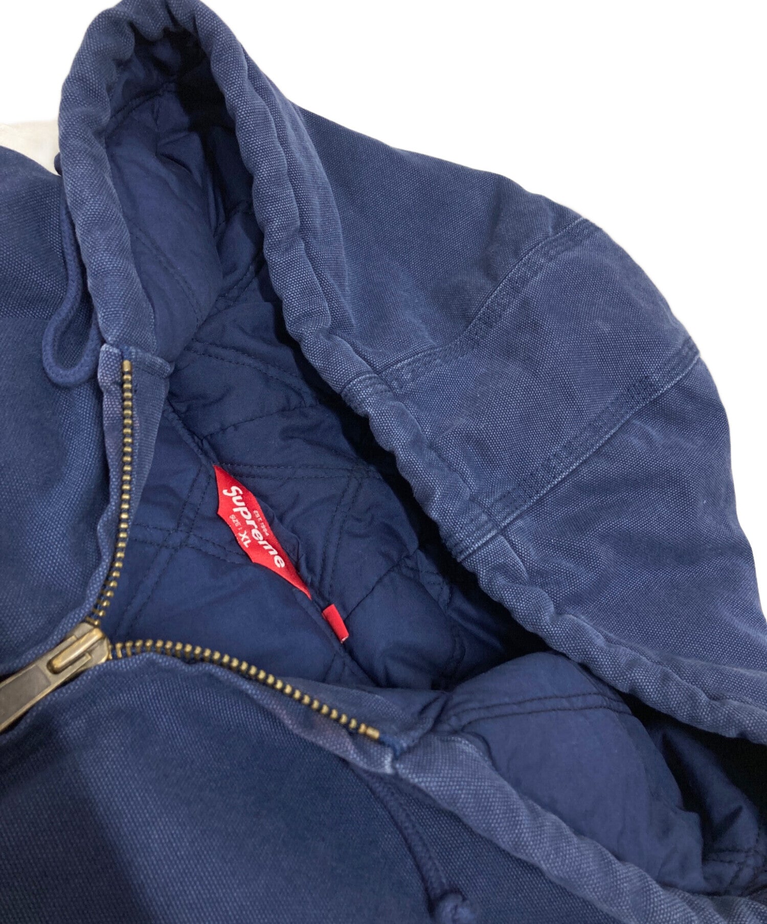 Pre-owned] SUPREME Reflective Stripe Hooded Work Jacket – Archive