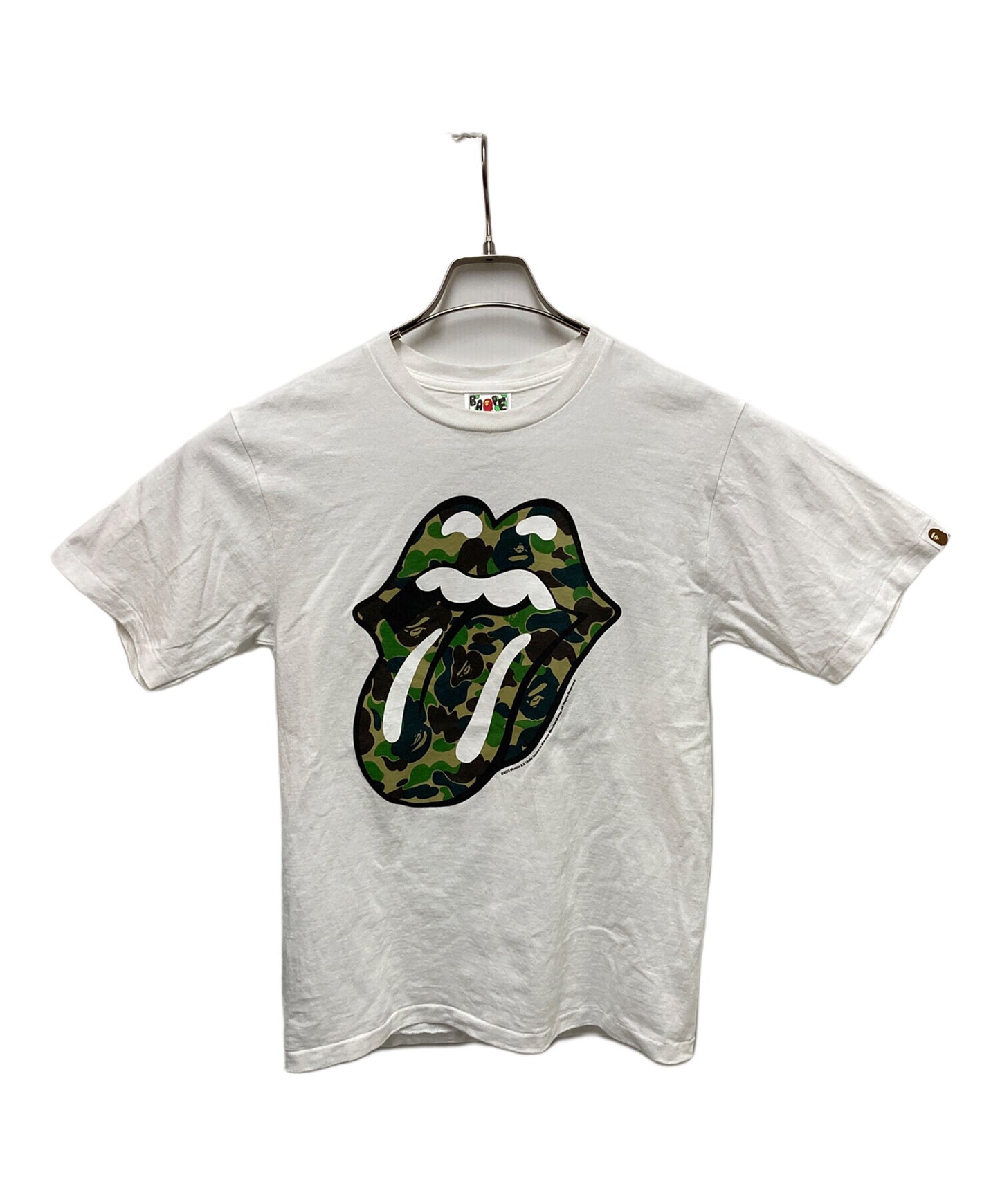 [Pre-owned] A BATHING APE Ape Camo Rip & Tan T-Shirt 001tel231908c