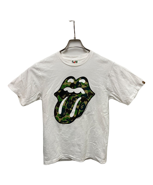 [Pre-owned] A BATHING APE Ape Camo Rip & Tan T-Shirt 001tel231908c