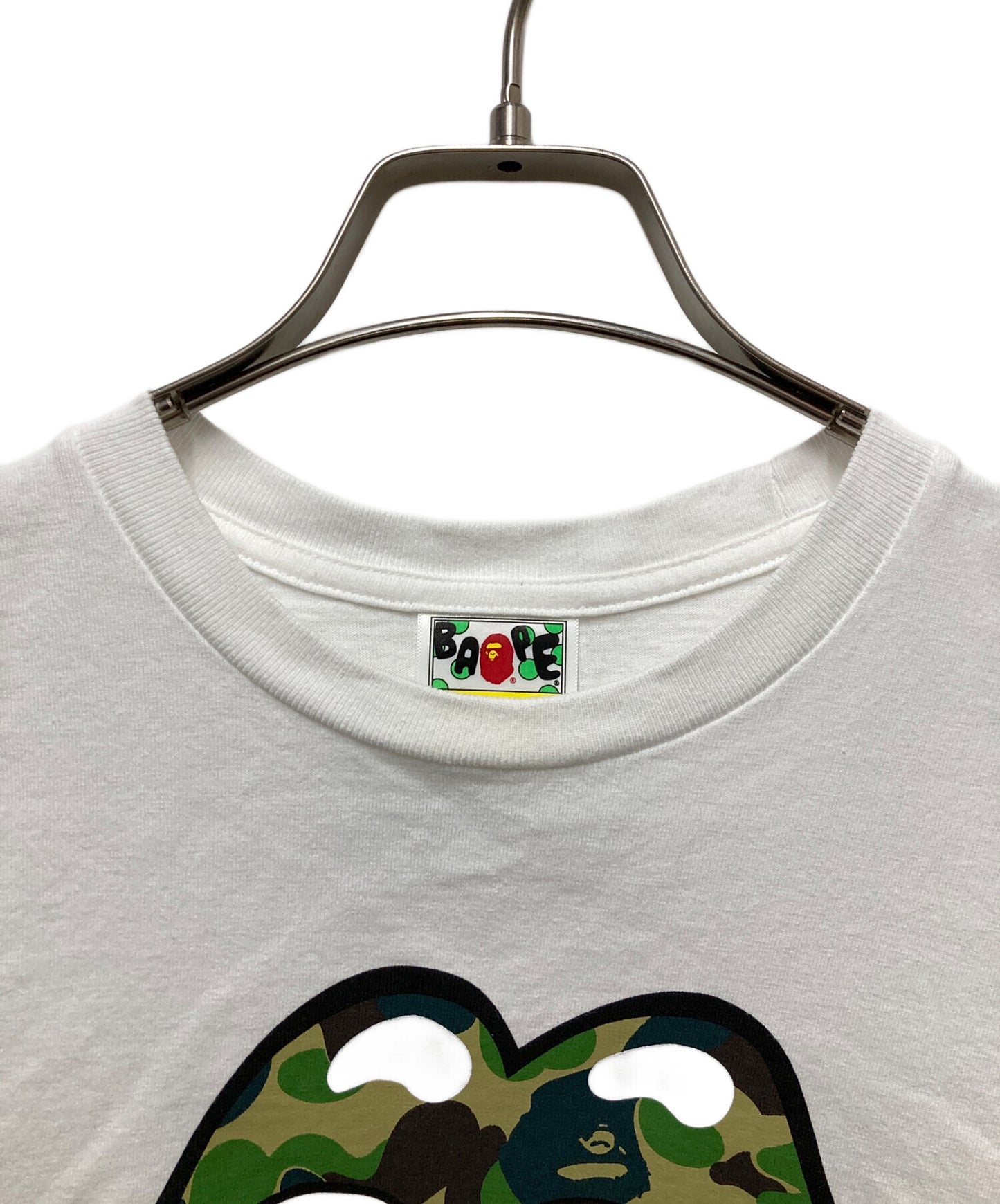 [Pre-owned] A BATHING APE Ape Camo Rip & Tan T-Shirt 001tel231908c