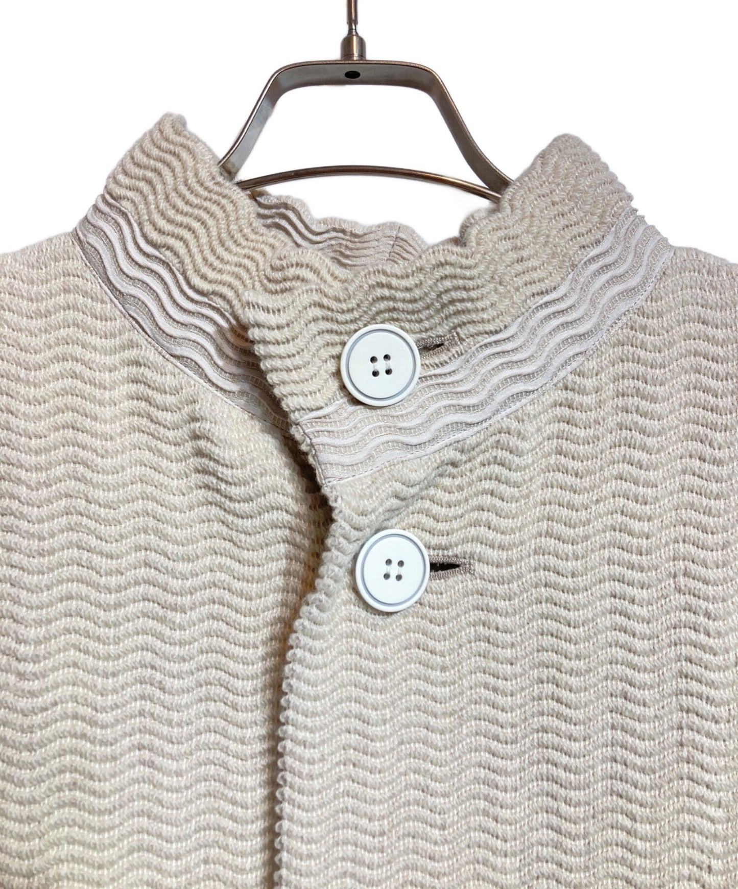 [Pre-owned] A・POC ABLE ISSEY MIYAKE Wool blend pleated coat AT13FA731