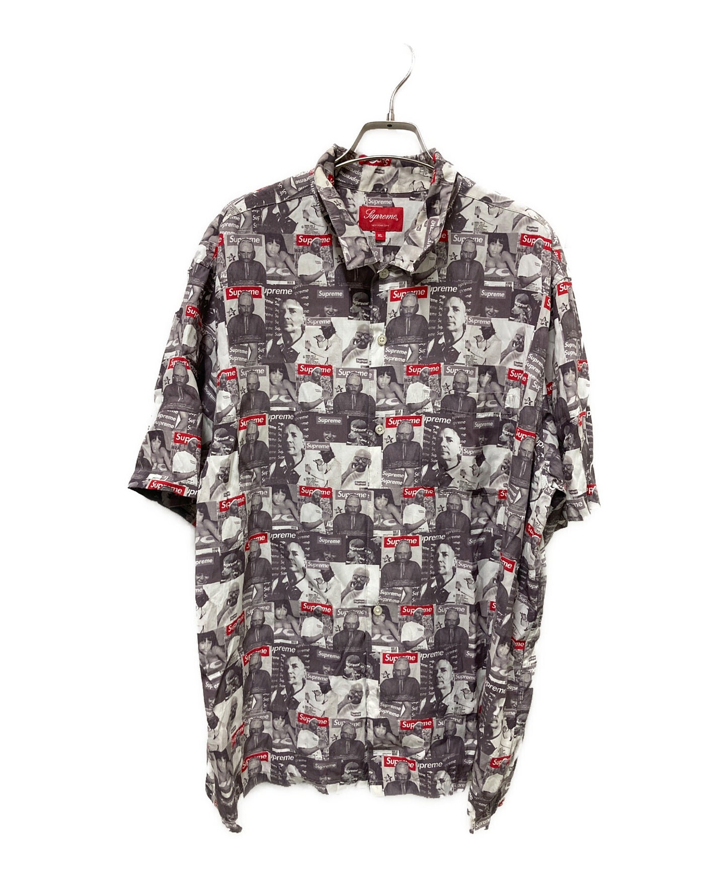 [Pre-owned] SUPREME Magazine S/S Shirt