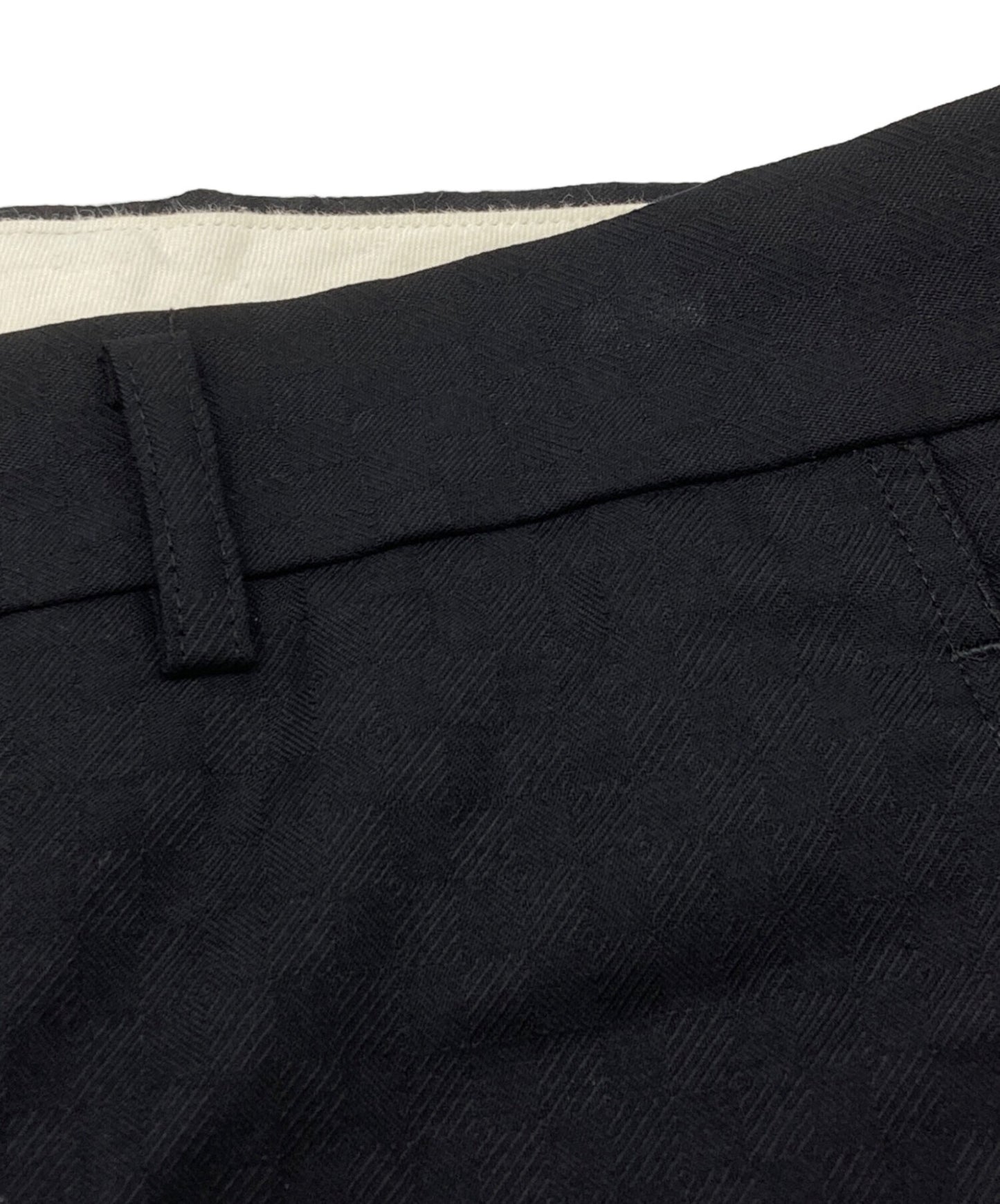 [Pre-owned] COMME des GARCONS HOMME PLUS Tapered slacks with diamond pattern PS-P008