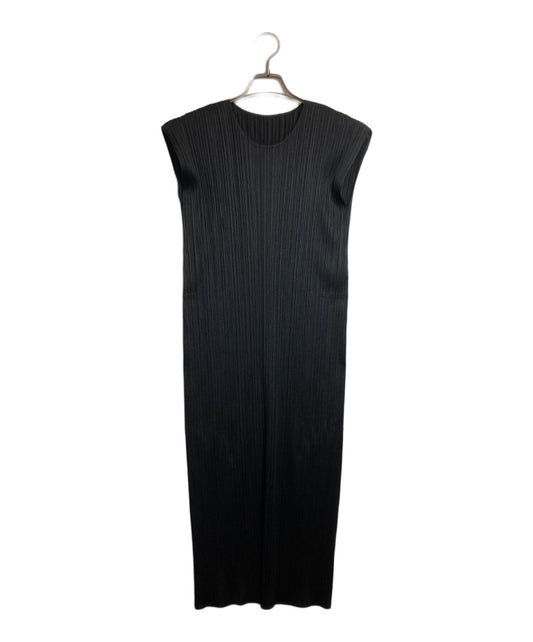 [Pre-owned] PLEATS PLEASE Pleated Sleeveless Dress PP33JH117
