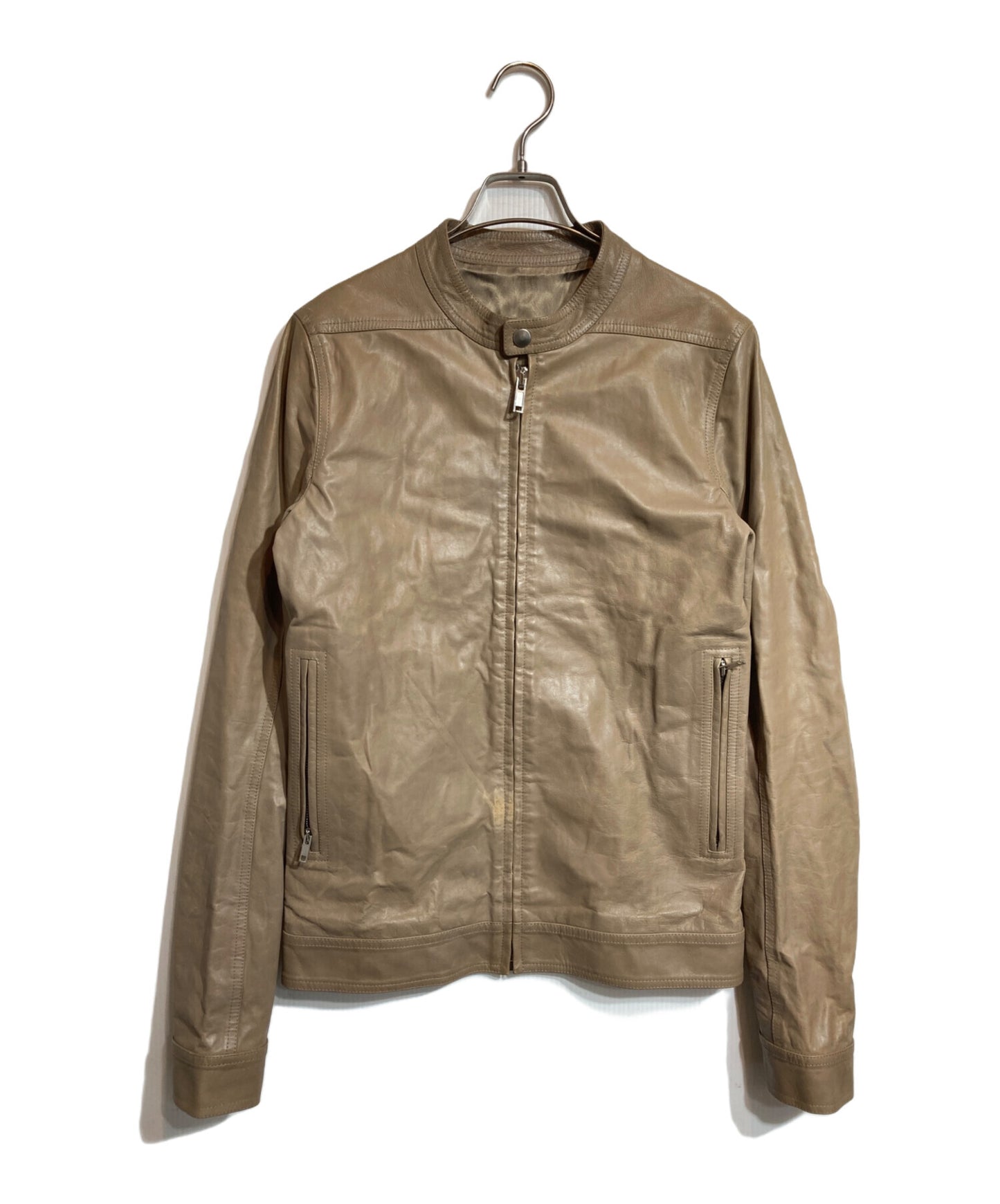 [Pre-owned] RICK OWENS single riders jacket RU16F6778