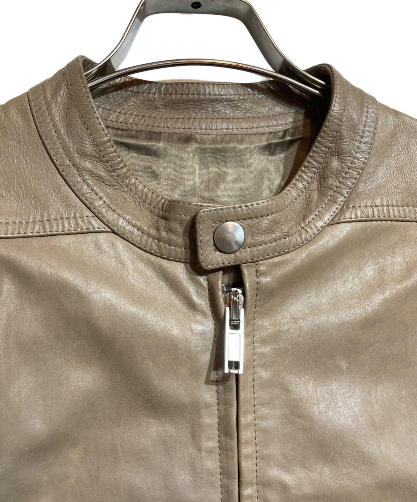 [Pre-owned] RICK OWENS single riders jacket RU16F6778