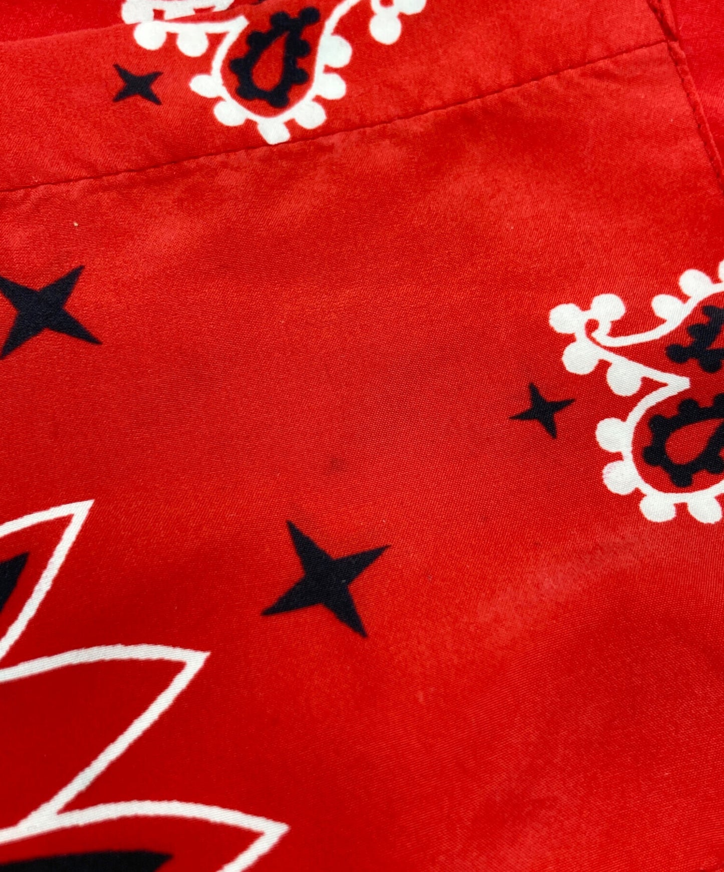 [Pre-owned] SUPREME Bandana Silk S/S Shirt