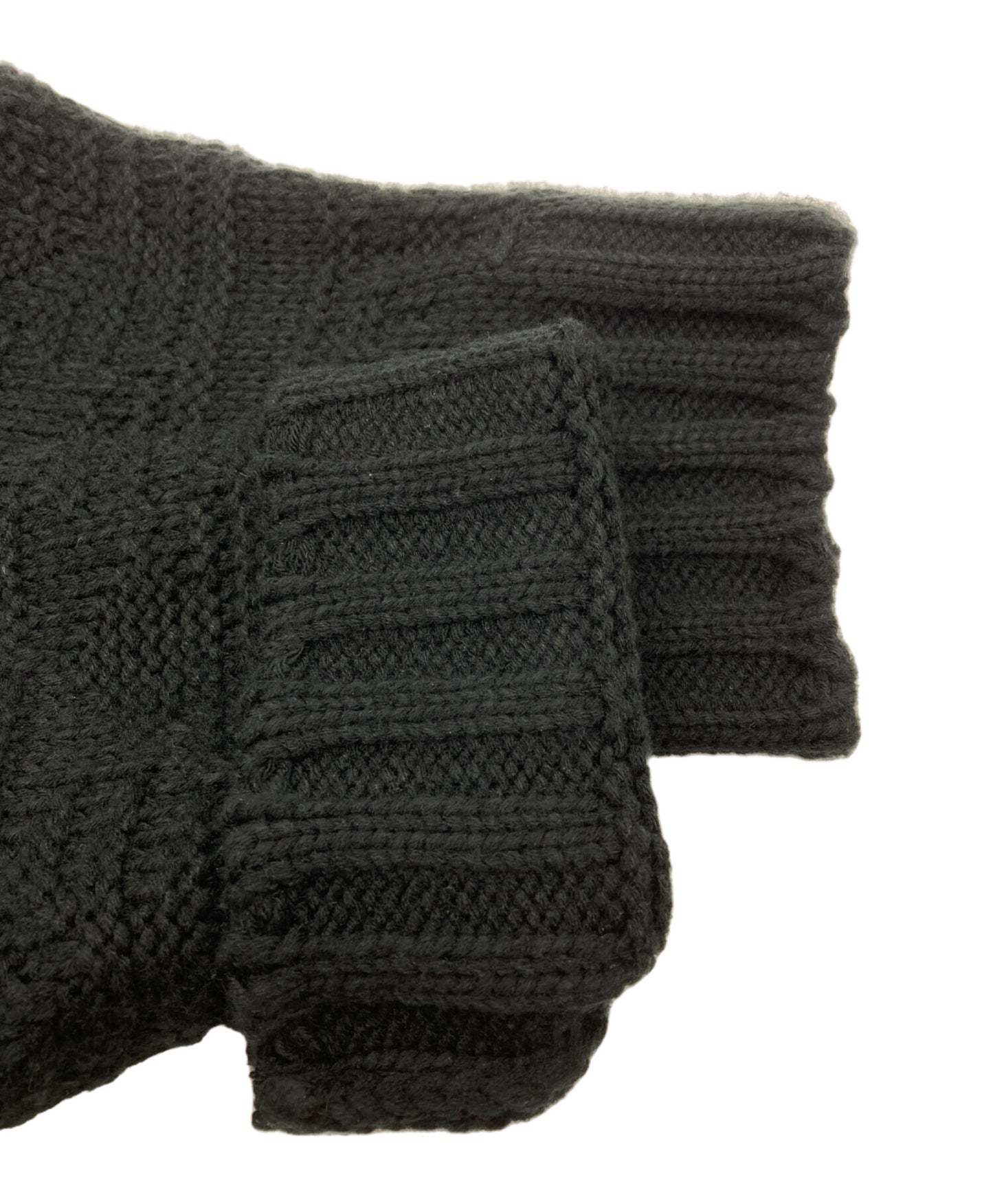 [Pre-owned] s'yte BULKY WOOL LYNX HIGH NECK KNIT UB-K08-611