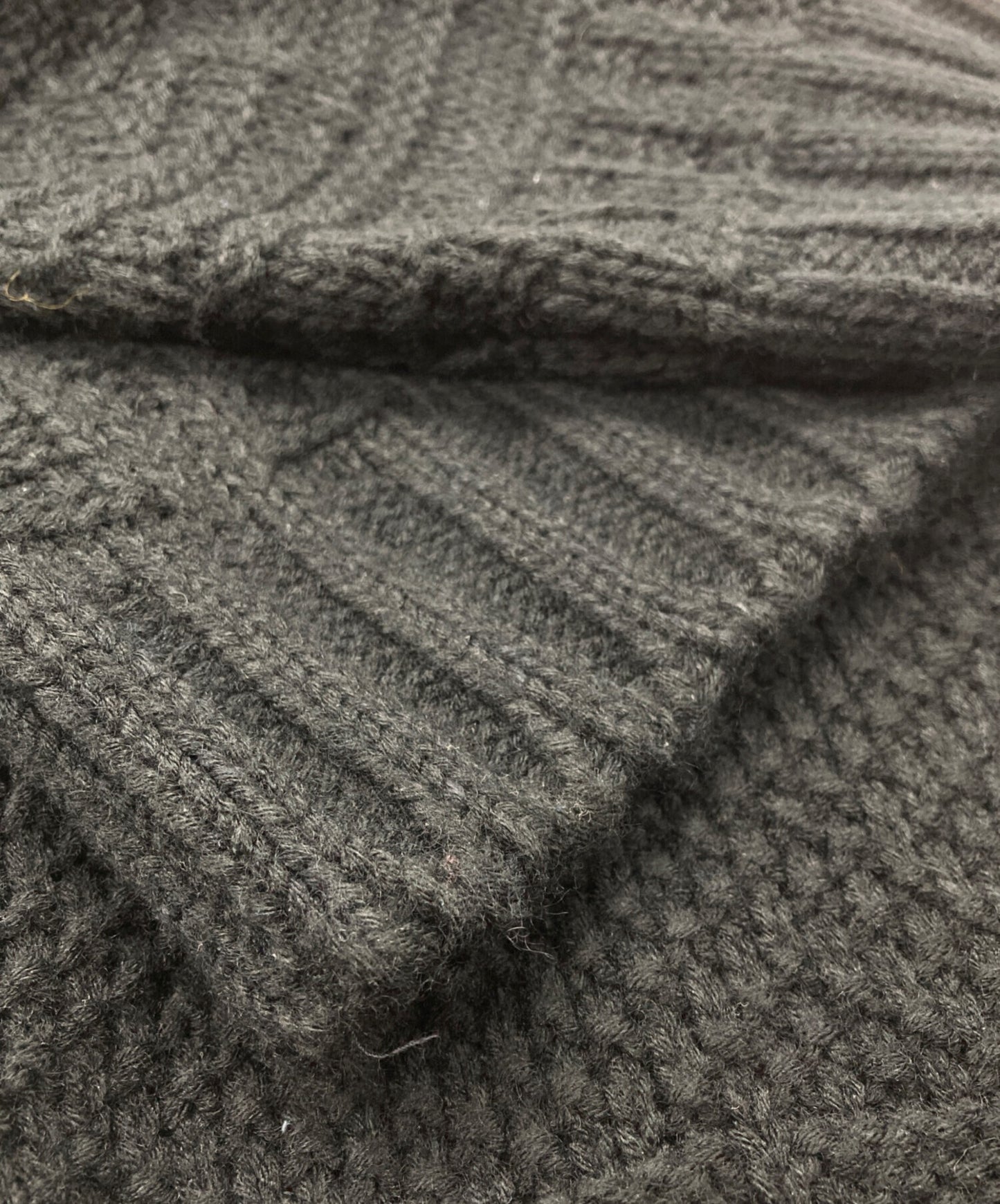 [Pre-owned] s'yte BULKY WOOL LYNX HIGH NECK KNIT UB-K08-611