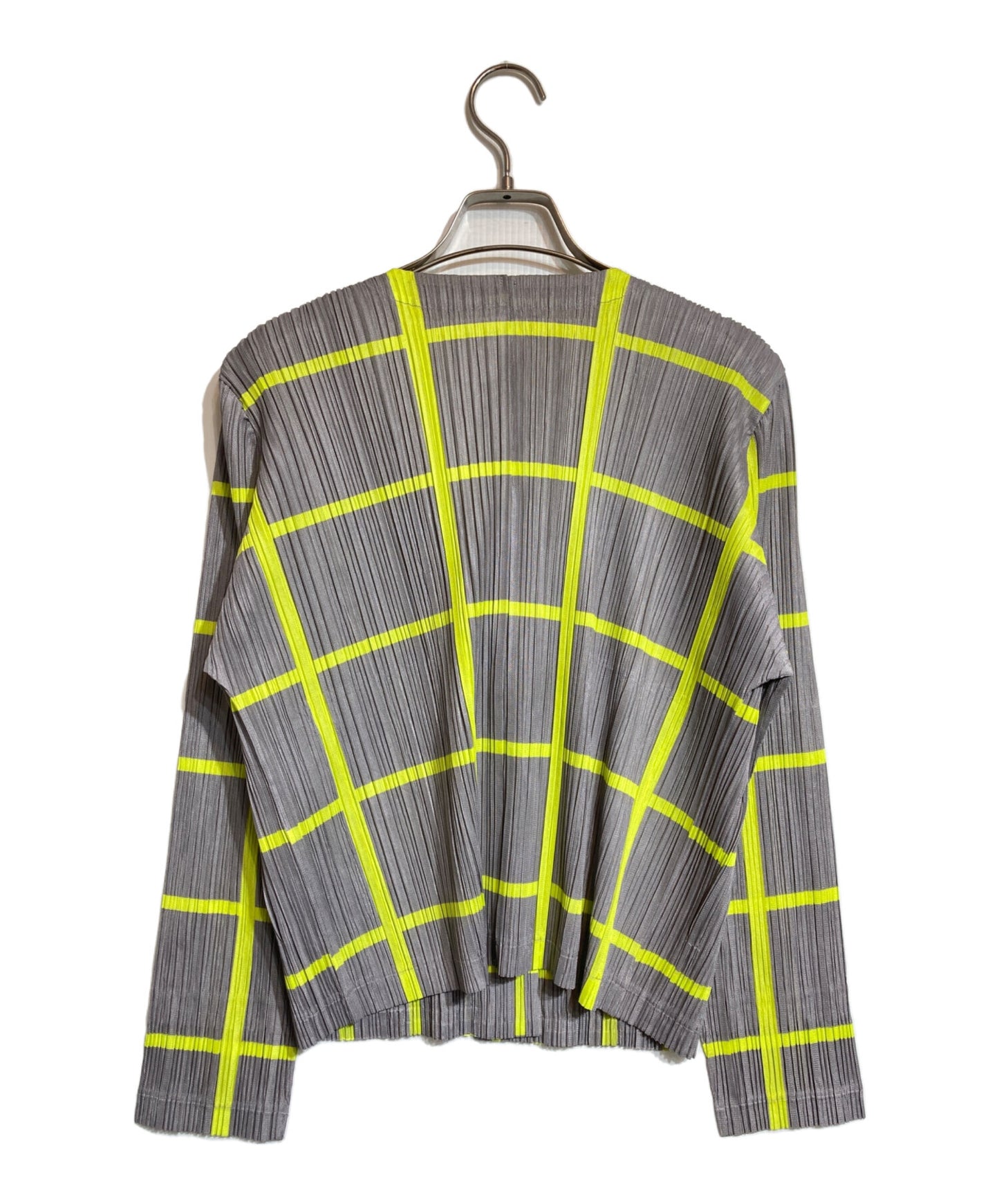 [Pre-owned] PLEATS PLEASE 1B Pleated Check Jacket PP61-JD412