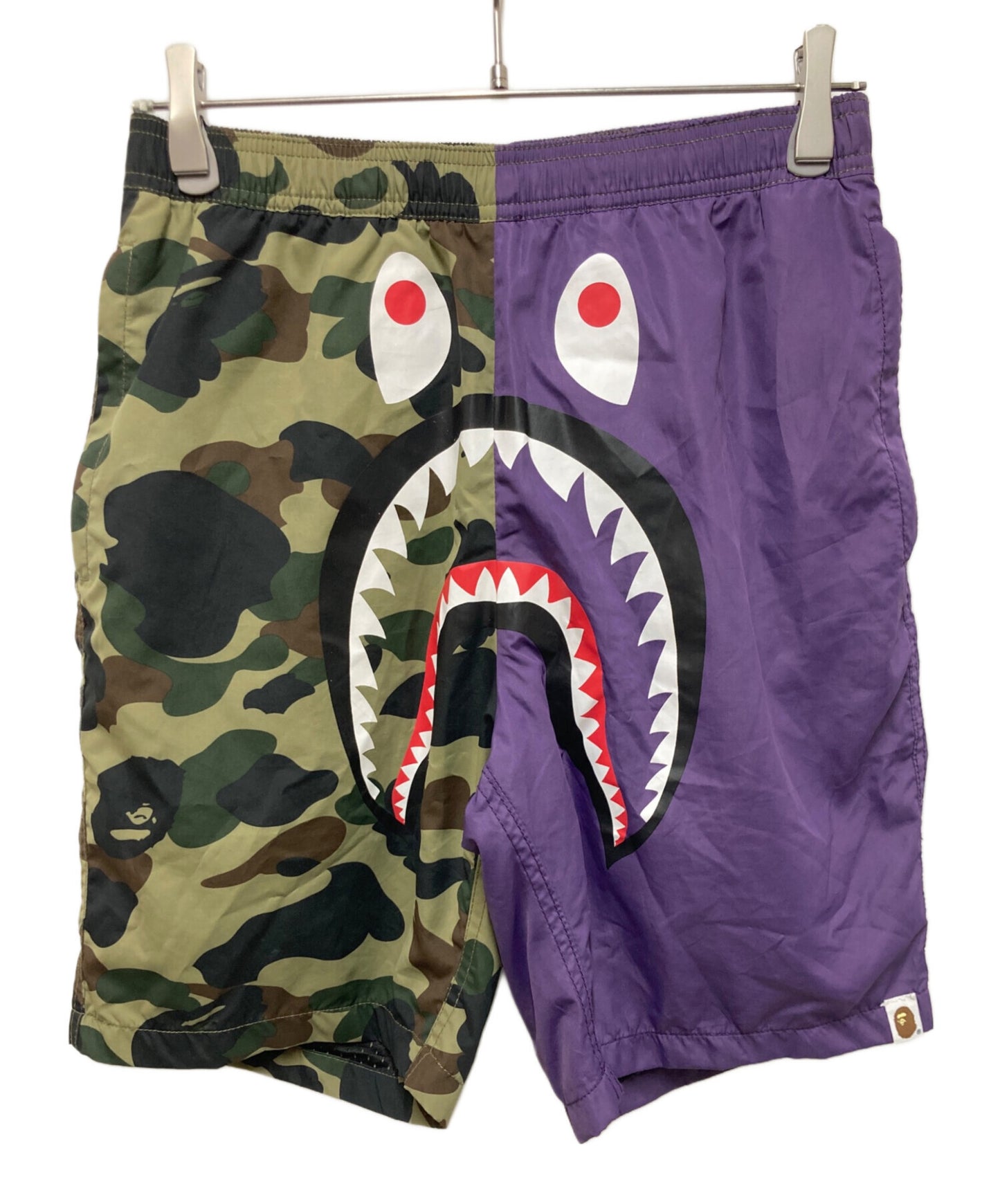 [Pre-owned] A BATHING APE 1st Camo Shark Beach Pants 001SPF301015X