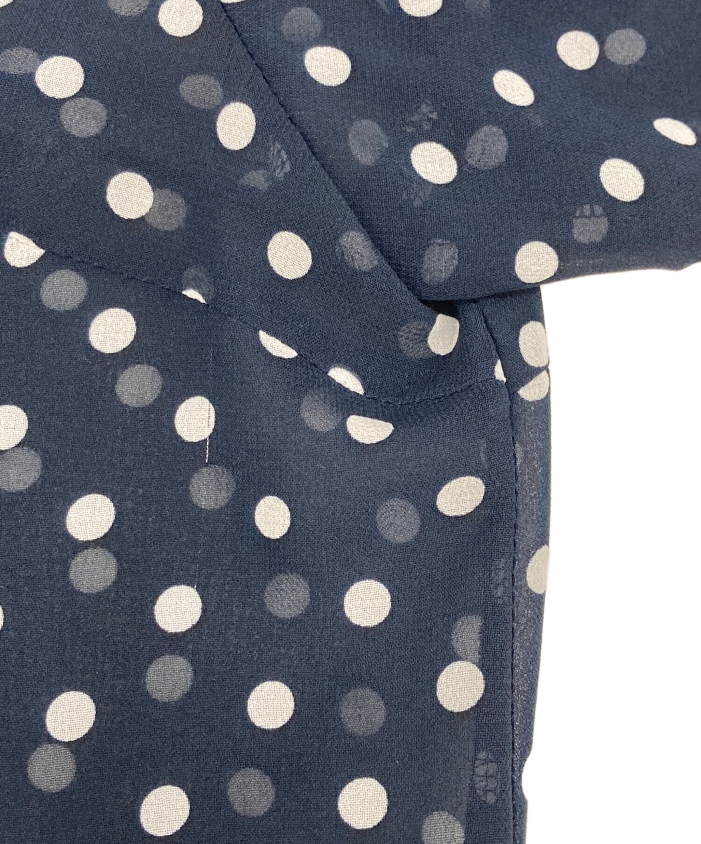 [Pre-owned] COMME des GARCONS COMME des GARCONS Round Collar Sheer Dot Dress RA-O003