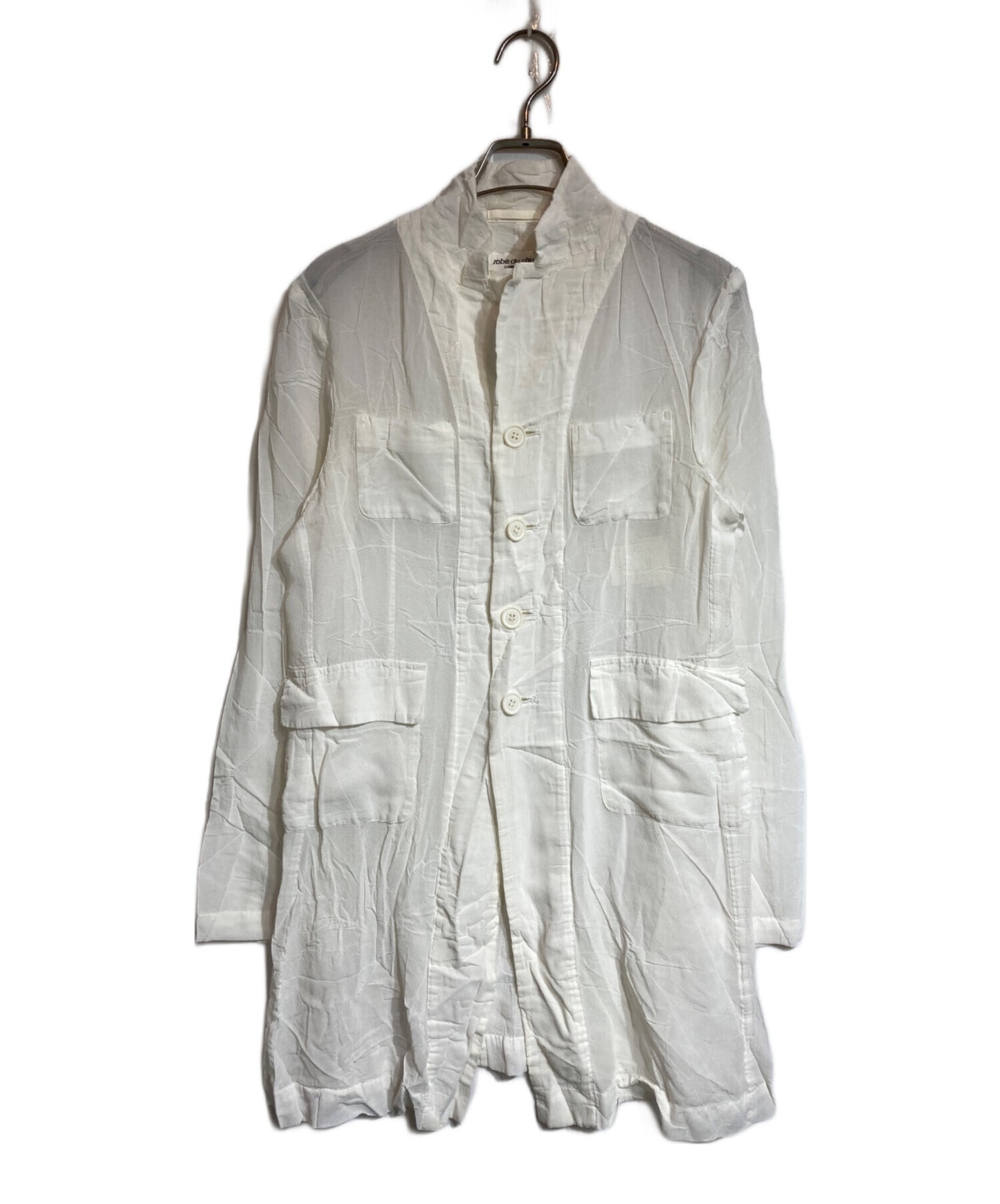 [Pre-owned] ROBE DE CHAMBRE COMME DES GARCONS sheer long jacket RJ-10003M