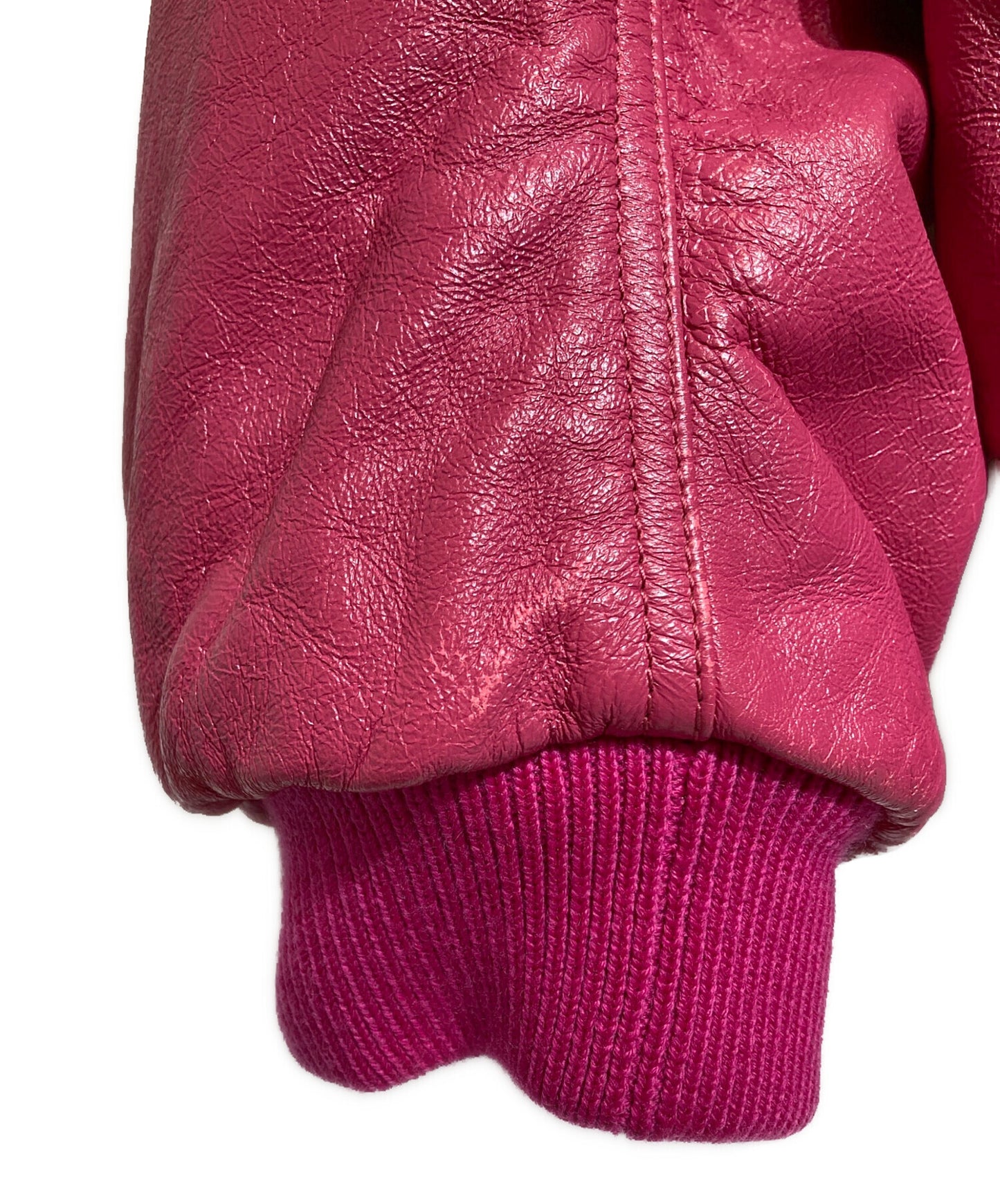 [Pre-owned] PRADA Nappa Leather Bomber Jacket 58A079