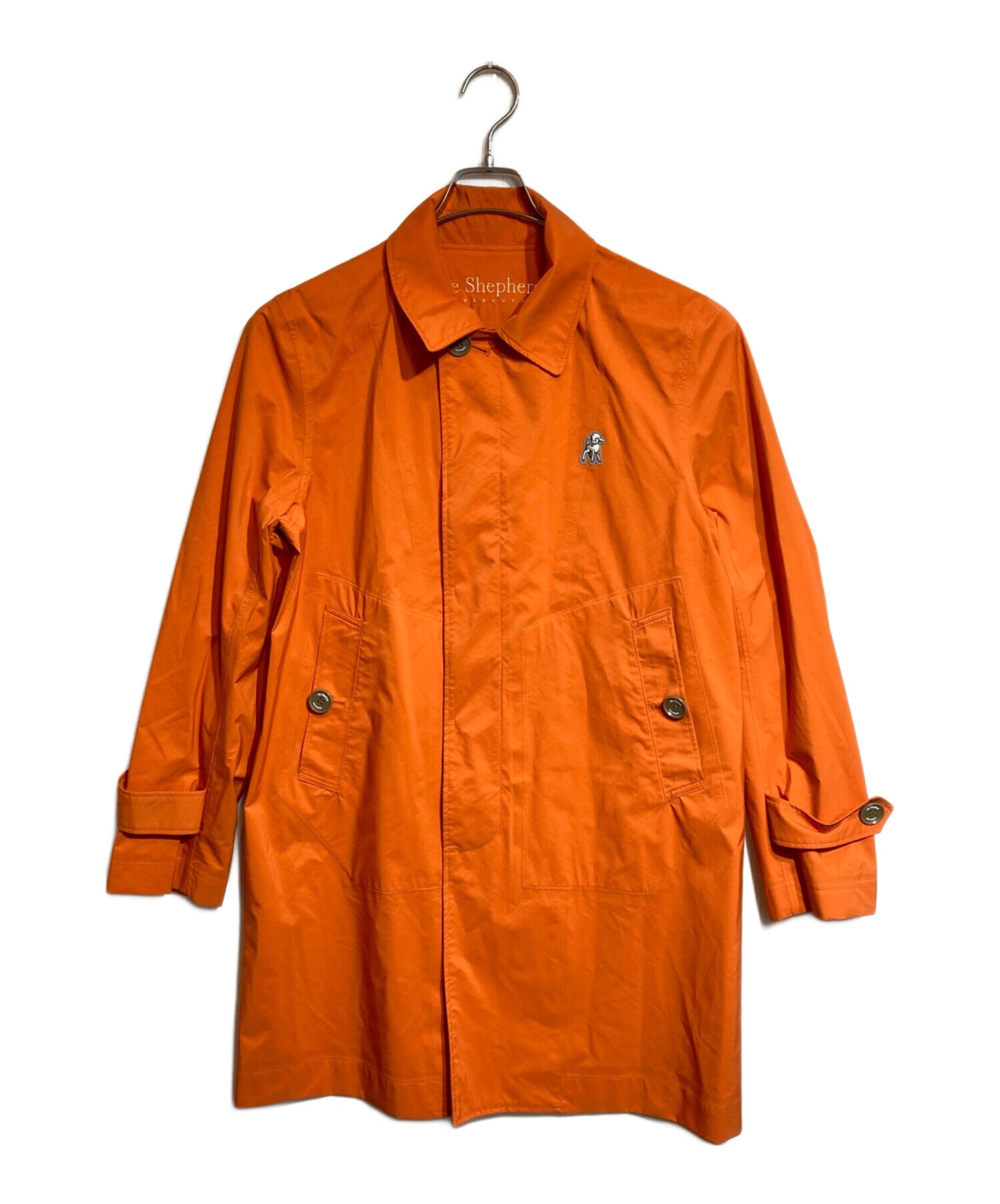 [Pre-owned] UNDERCOVER 3 Layer Ny Lip Stencil Collar Coat UST9301