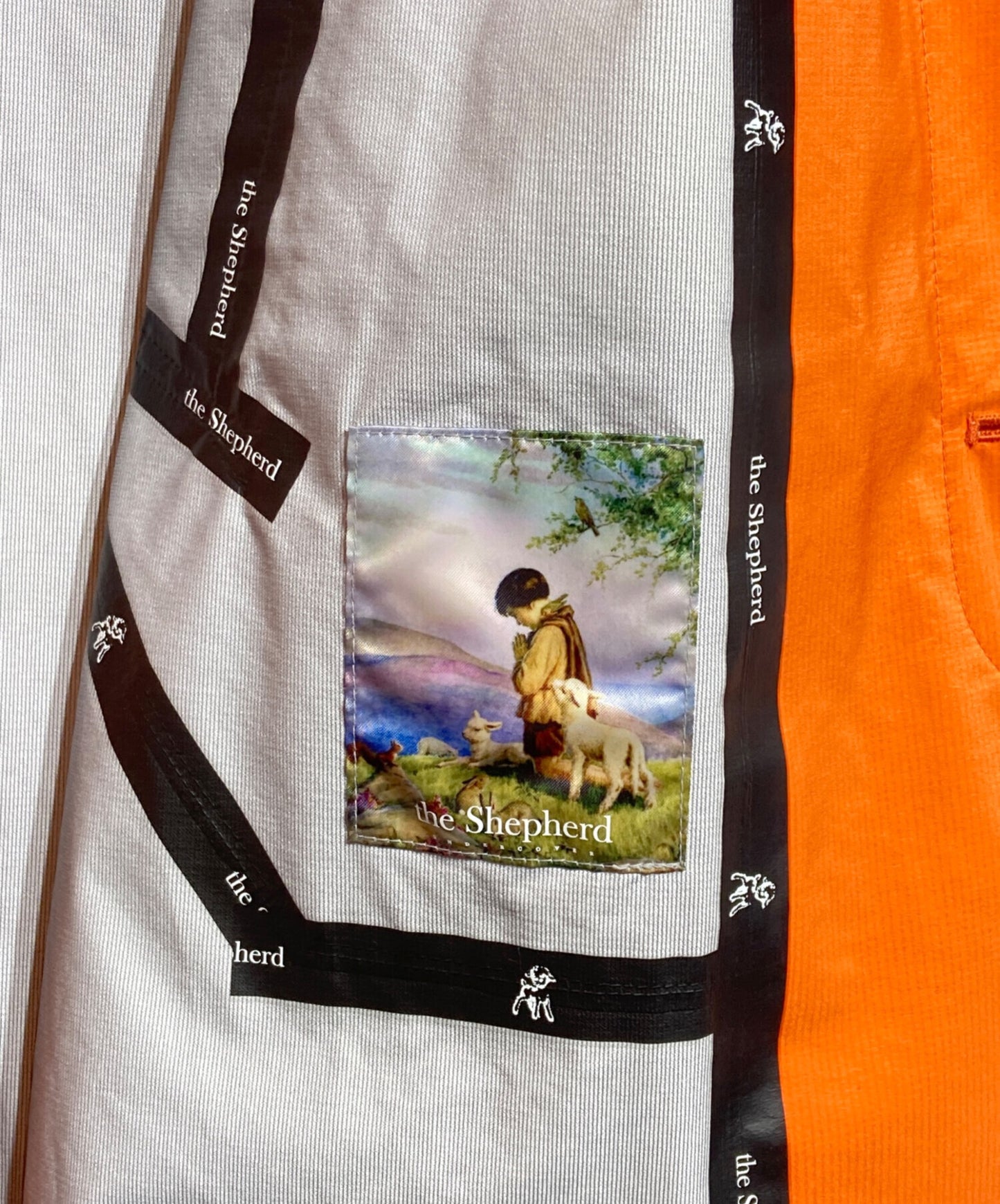 [Pre-owned] UNDERCOVER 3 Layer Ny Lip Stencil Collar Coat UST9301