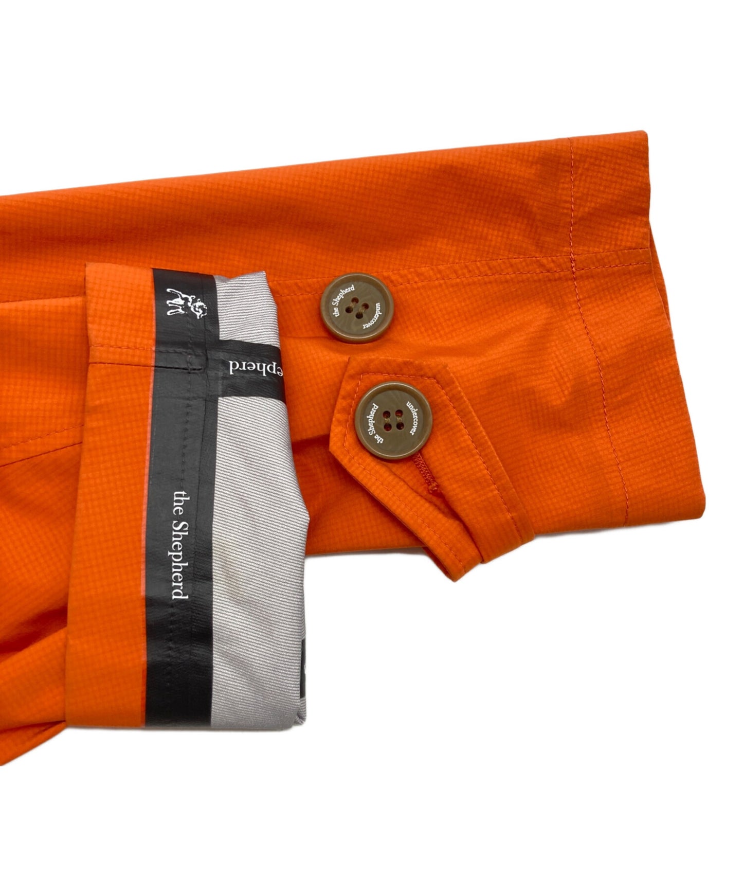 [Pre-owned] UNDERCOVER 3 Layer Ny Lip Stencil Collar Coat UST9301