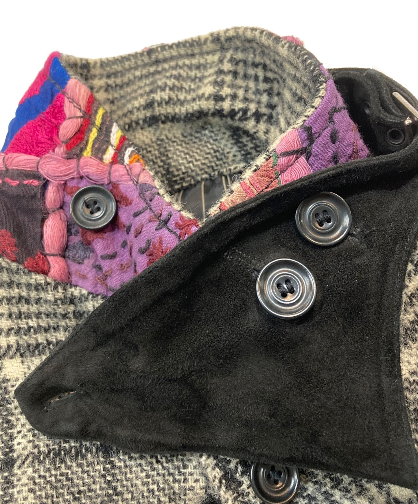 [Pre-owned] 10 corso como COMME des GARCONS Elbow Patch Wool Check Tailored Jacket