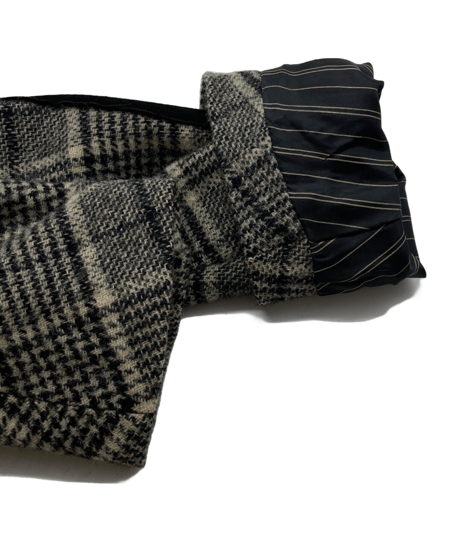 [Pre-owned] 10 corso como COMME des GARCONS Elbow Patch Wool Check Tailored Jacket