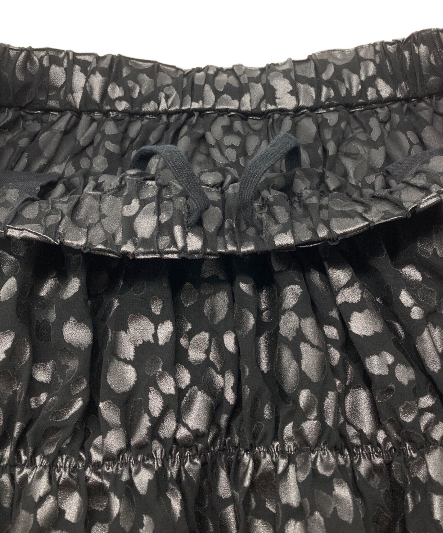 Pre-owned] BLACK COMME des GARCONS Leopard Print Skirt 1G-S002