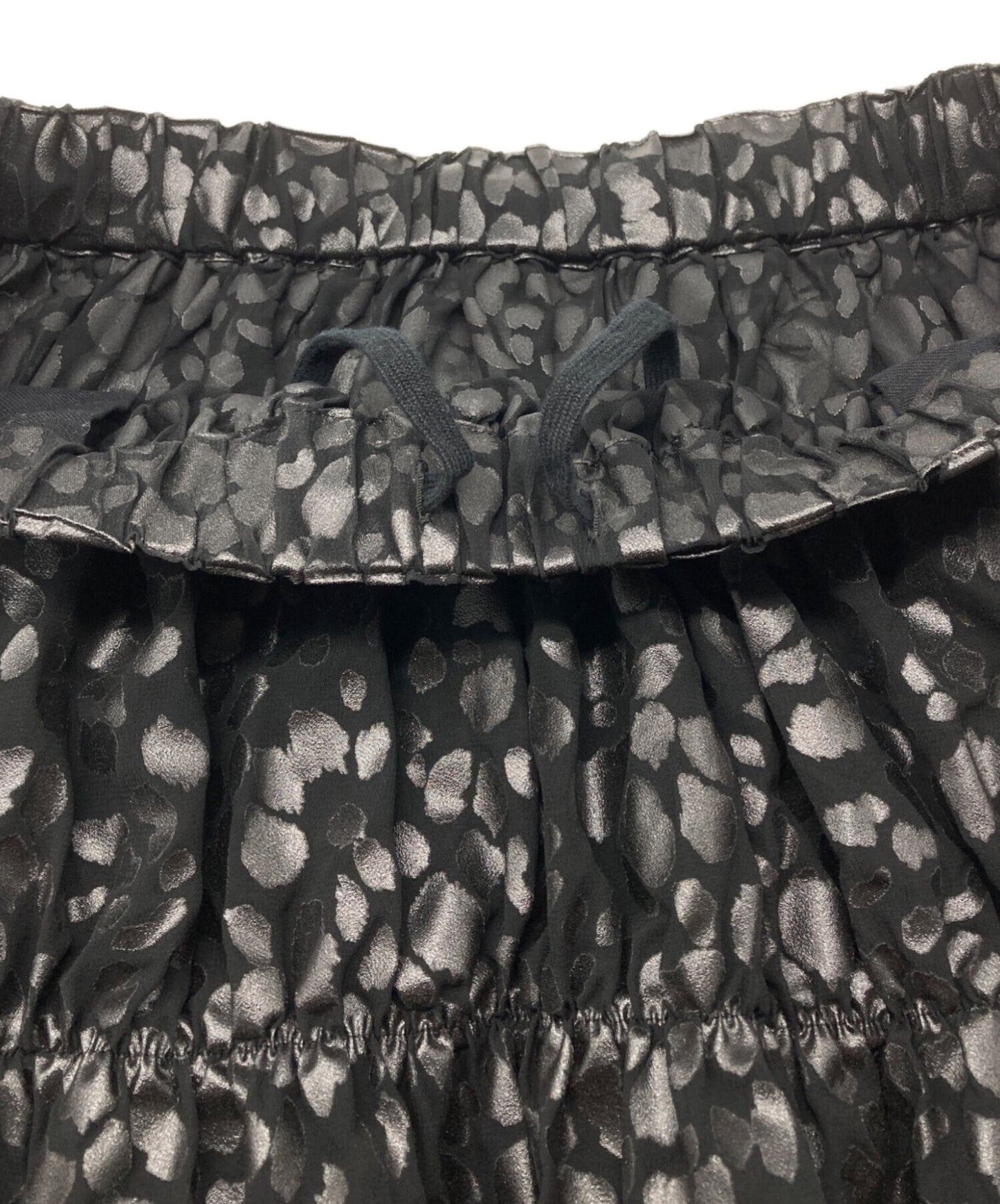 [Pre-owned] BLACK COMME des GARCONS Leopard Print Skirt 1G-S002