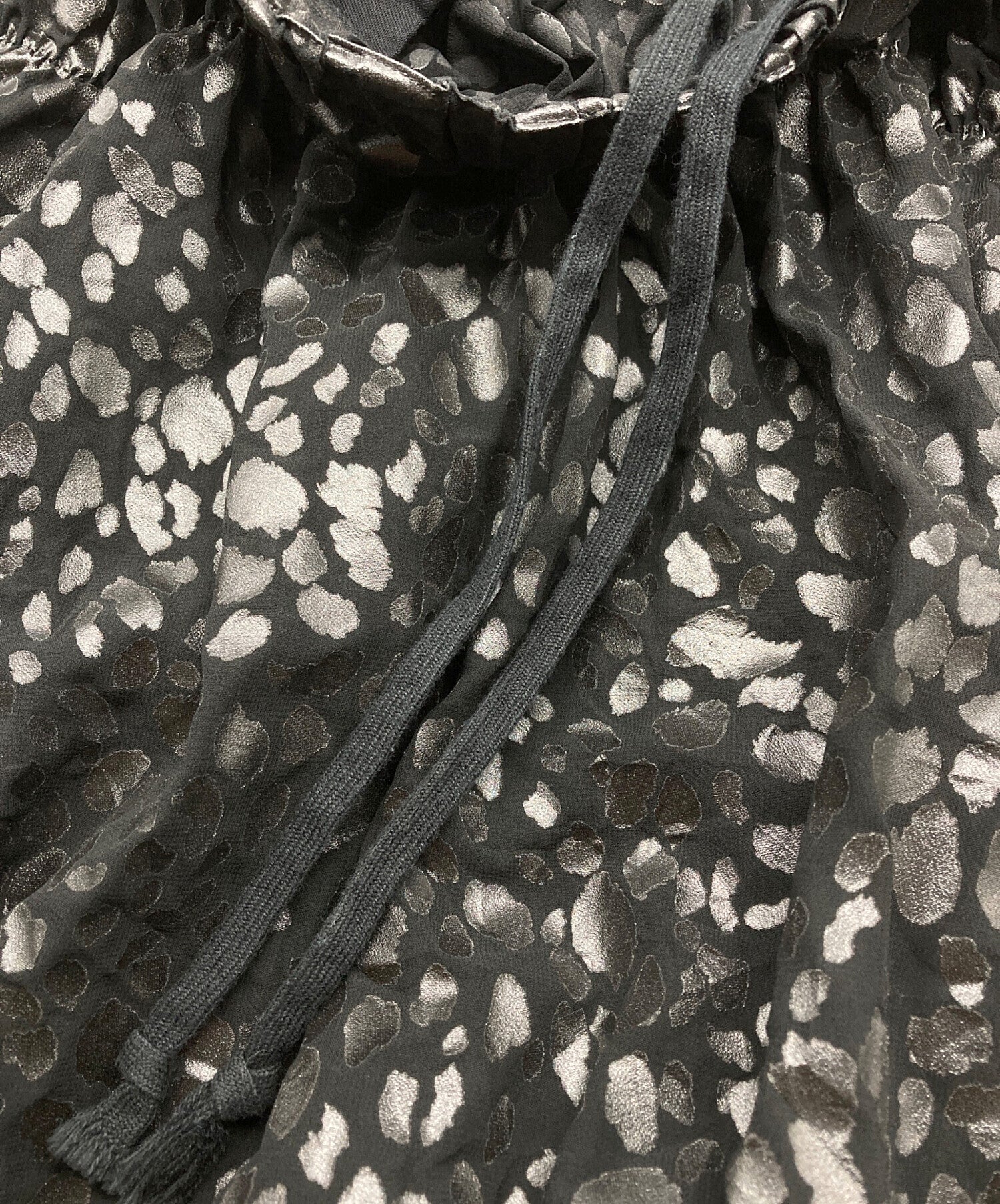 Pre-owned] BLACK COMME des GARCONS Leopard Print Skirt 1G-S002