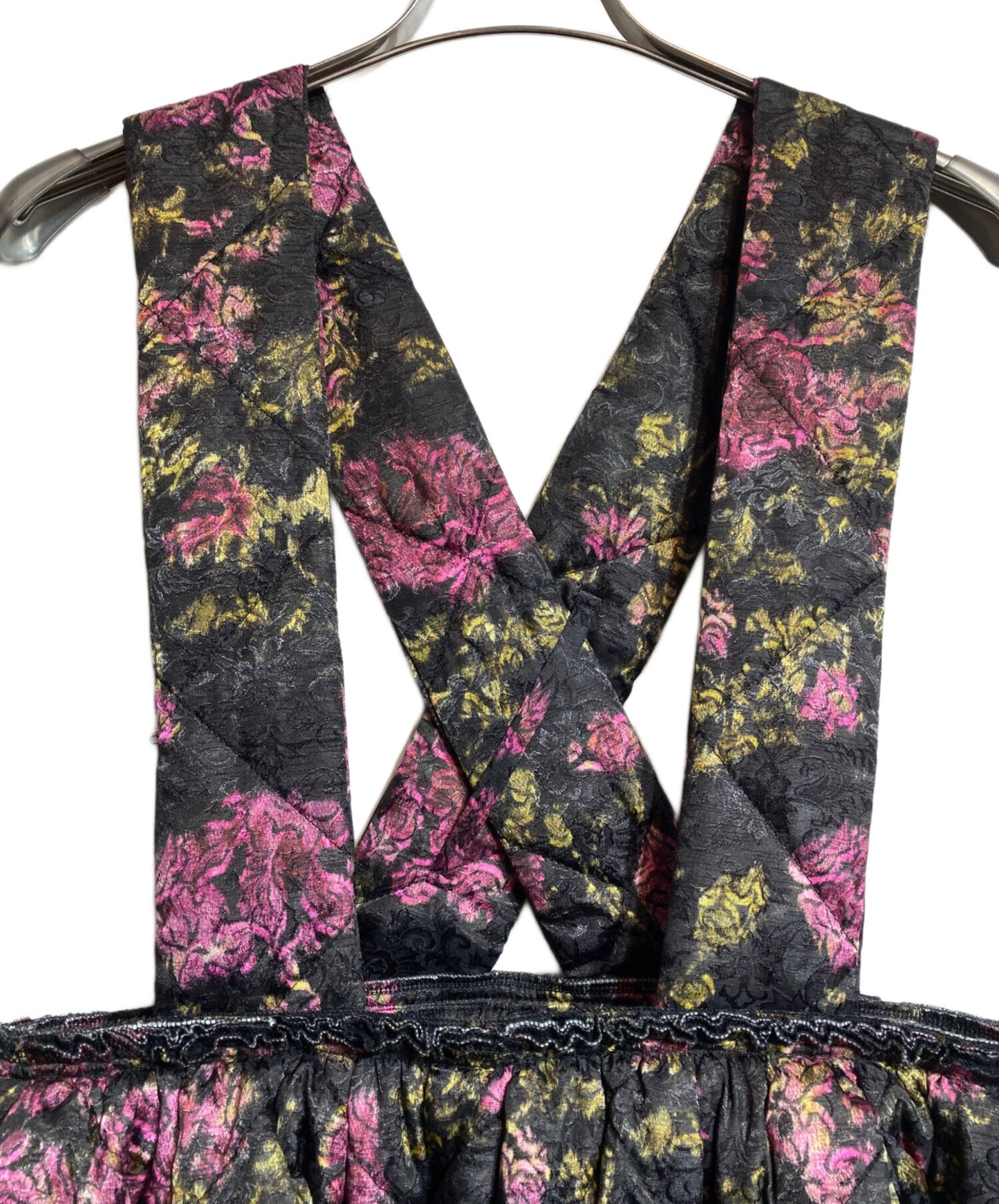 [Pre-owned] COMME des GARCONS Flower Jacquard Volume Jumperskirt GR-A010