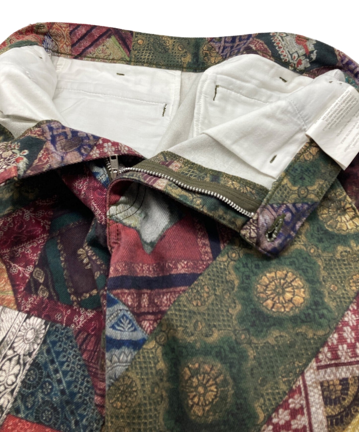 [Pre-owned] COMME des GARCONS HOMME PLUS Patchwork Transfer Cropped Pants PE-P023