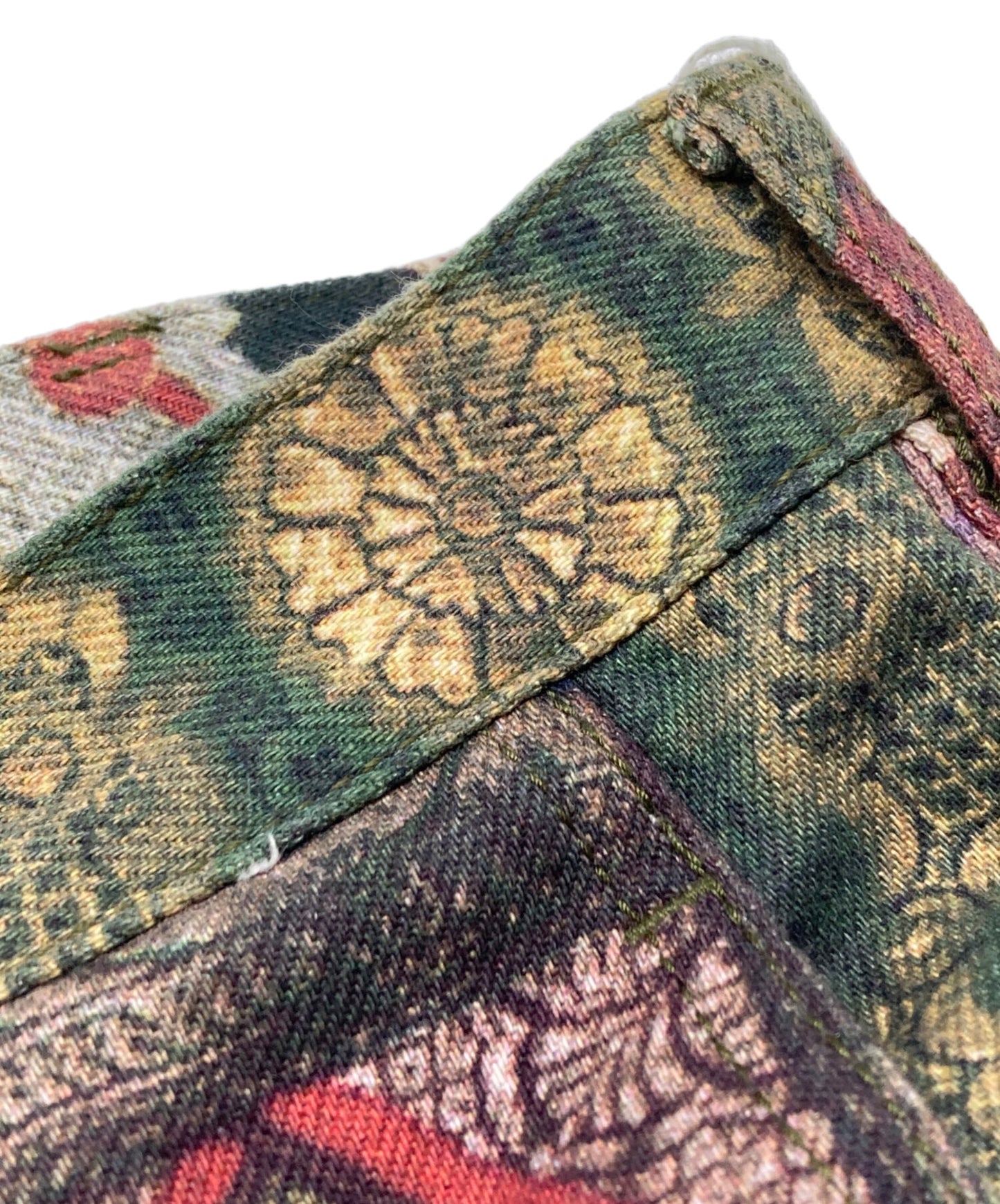 [Pre-owned] COMME des GARCONS HOMME PLUS Patchwork Transfer Cropped Pants PE-P023