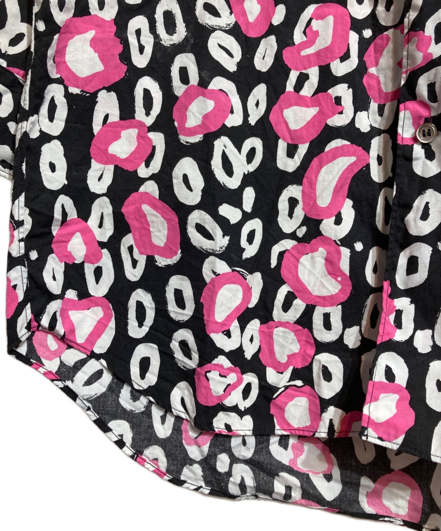[Pre-owned] BLACK COMME des GARCONS leopard shirt 1K-B006