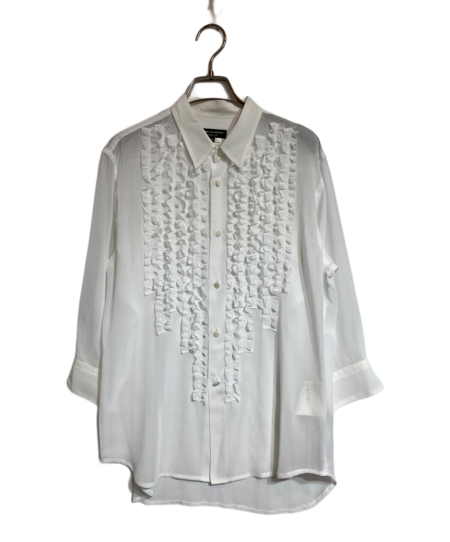 [Pre-owned] COMME des GARCONS HOMME PLUS sheer frill shirt PJ-B027