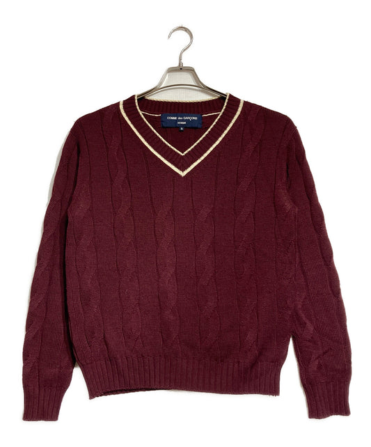[Pre-owned] COMME des GARCONS HOMME Cardigan cable knit HB-N011