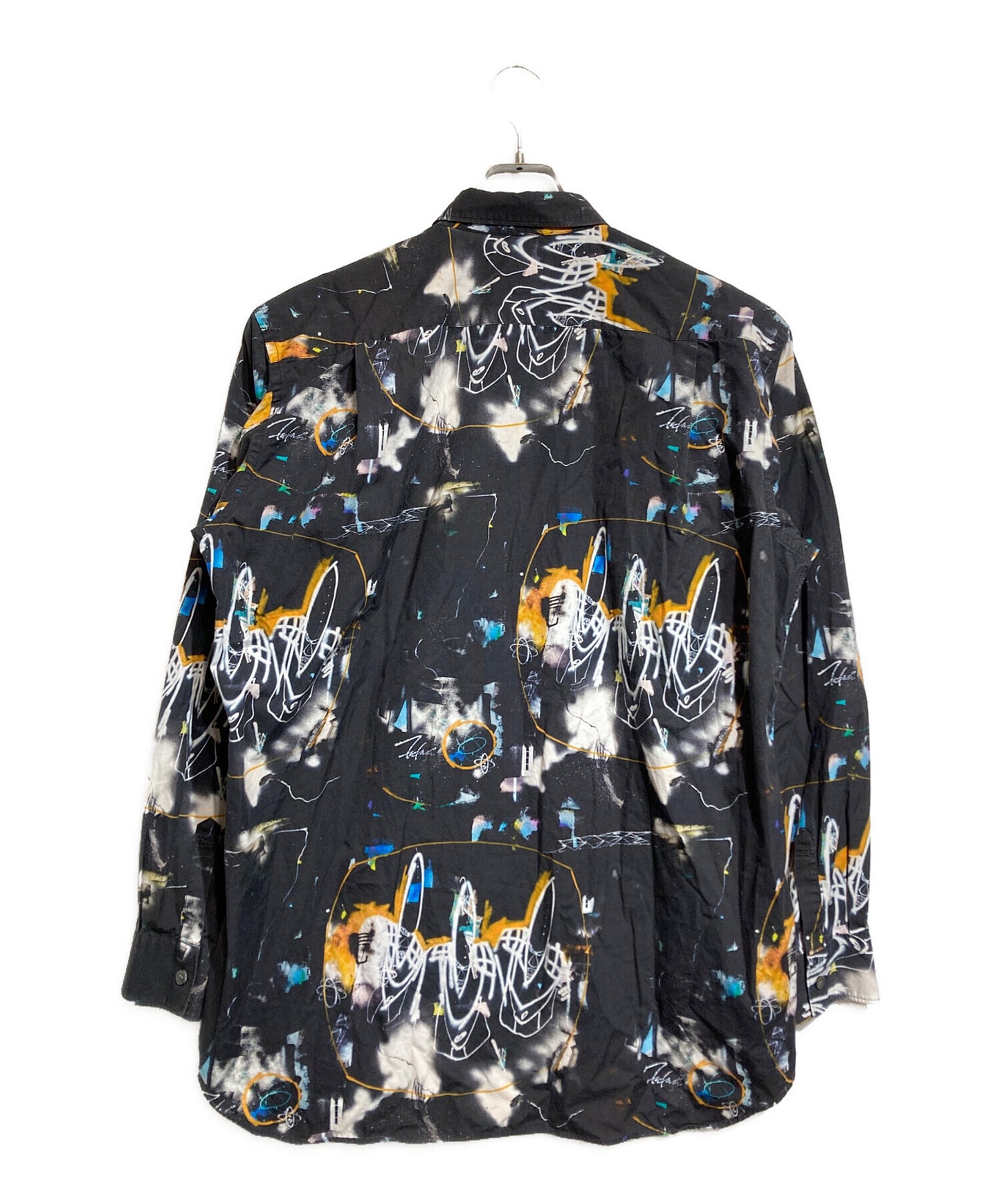 [Pre-owned] COMME des GARCONS SHIRT Cotton poplin with futura print W28043