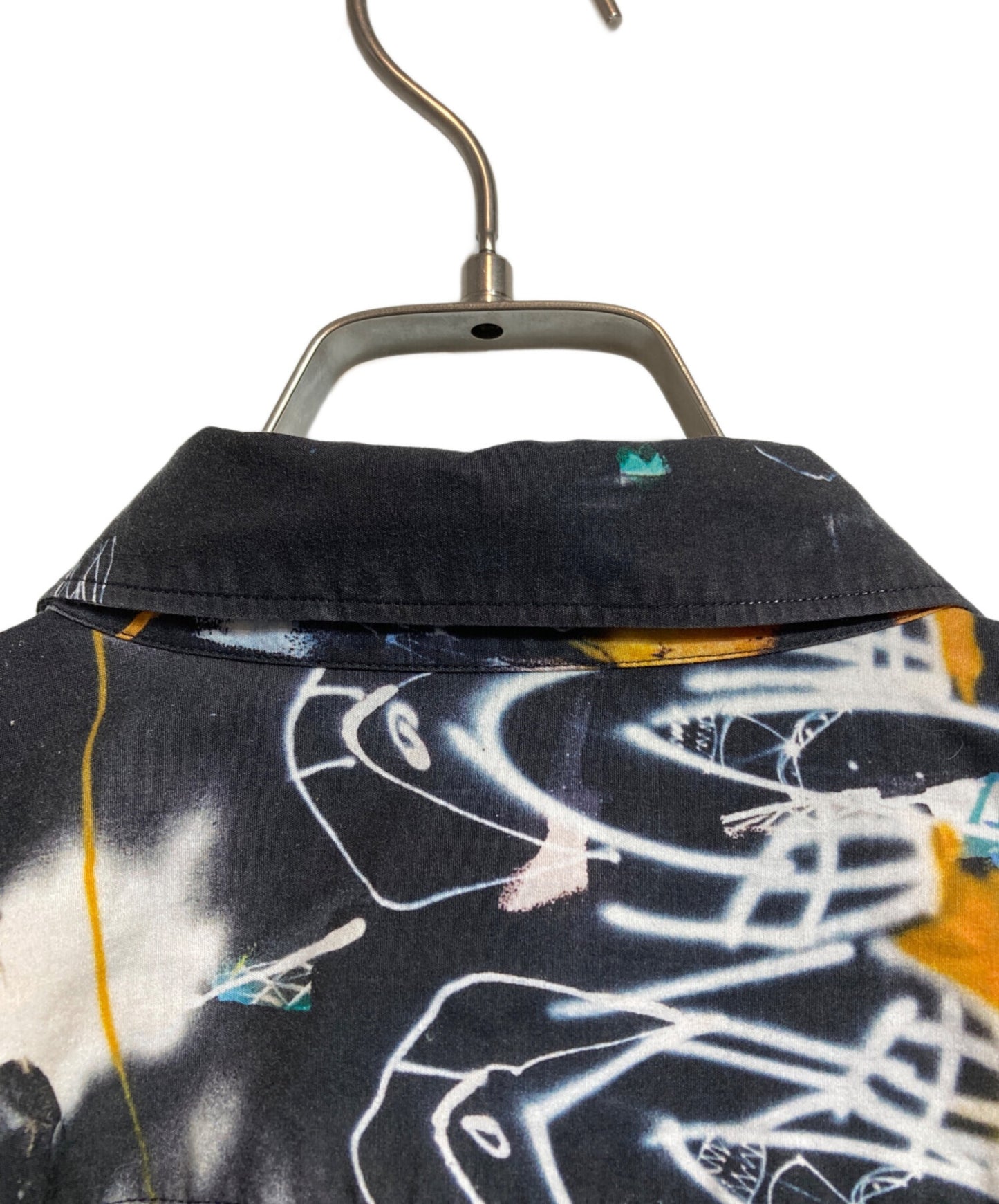 [Pre-owned] COMME des GARCONS SHIRT Cotton poplin with futura print W28043