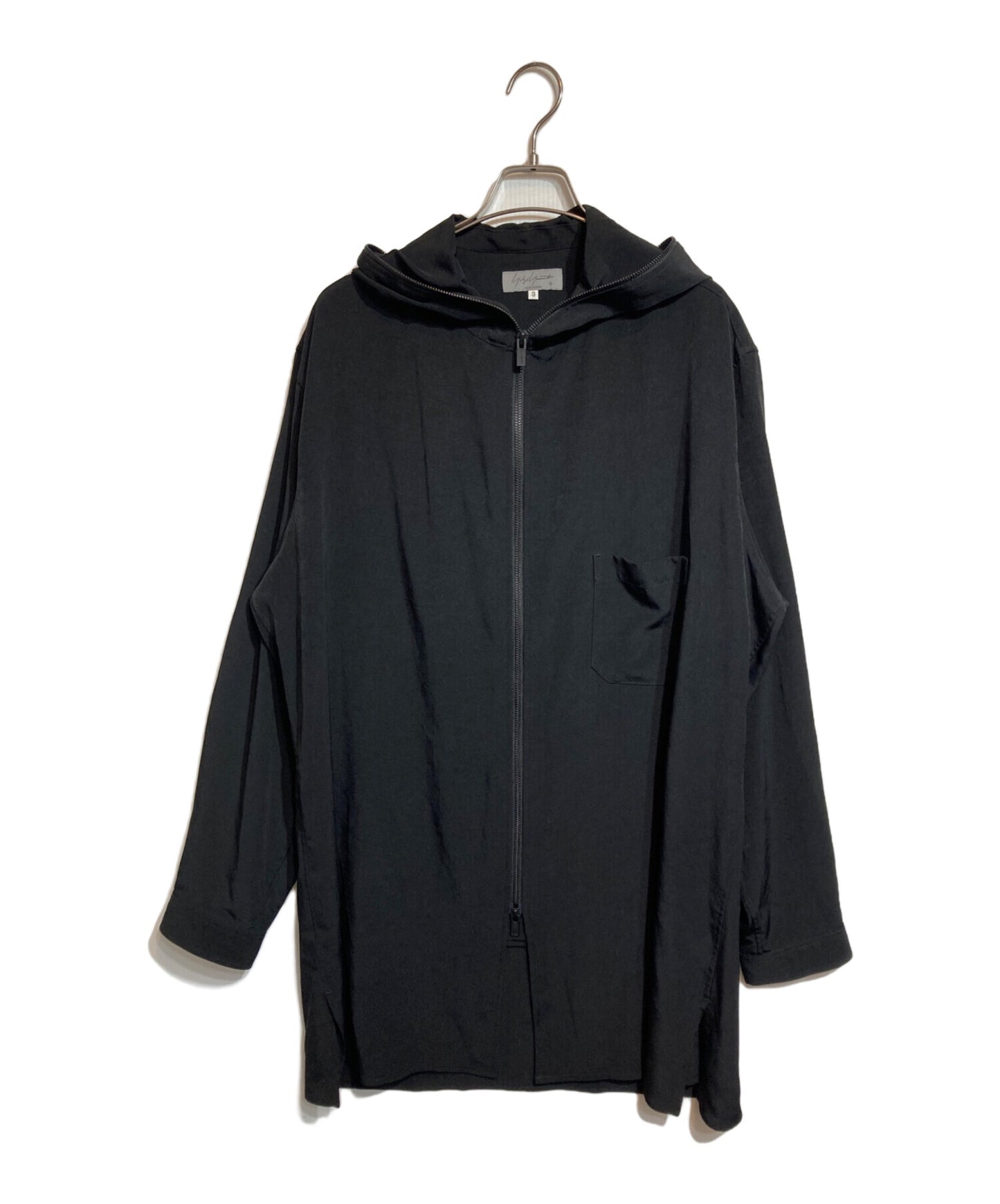 [Pre-owned] YOHJI YAMAMOTO ZIP OPEN HOODIE BLOUSE HJ-B75-518