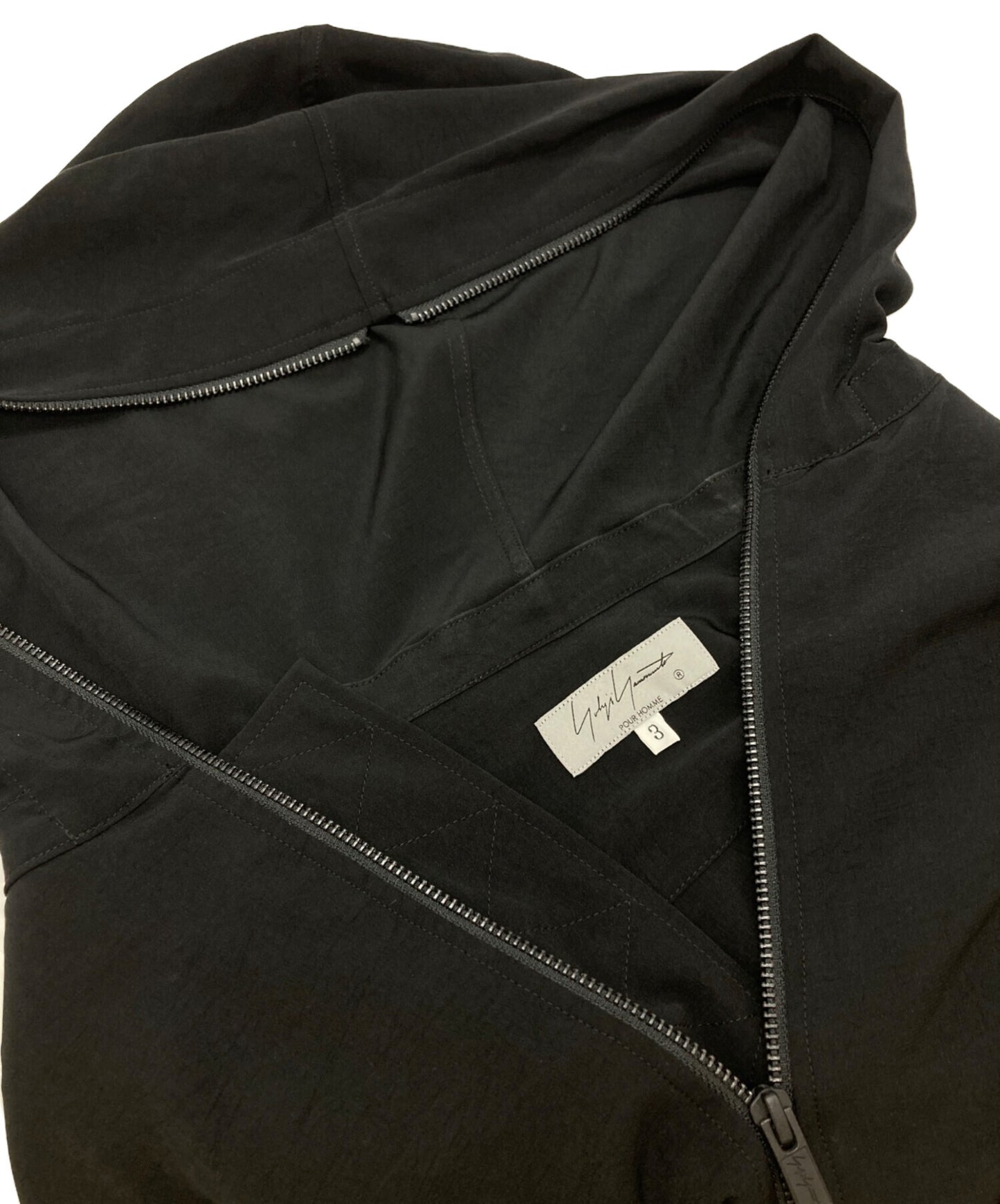 [Pre-owned] YOHJI YAMAMOTO ZIP OPEN HOODIE BLOUSE HJ-B75-518