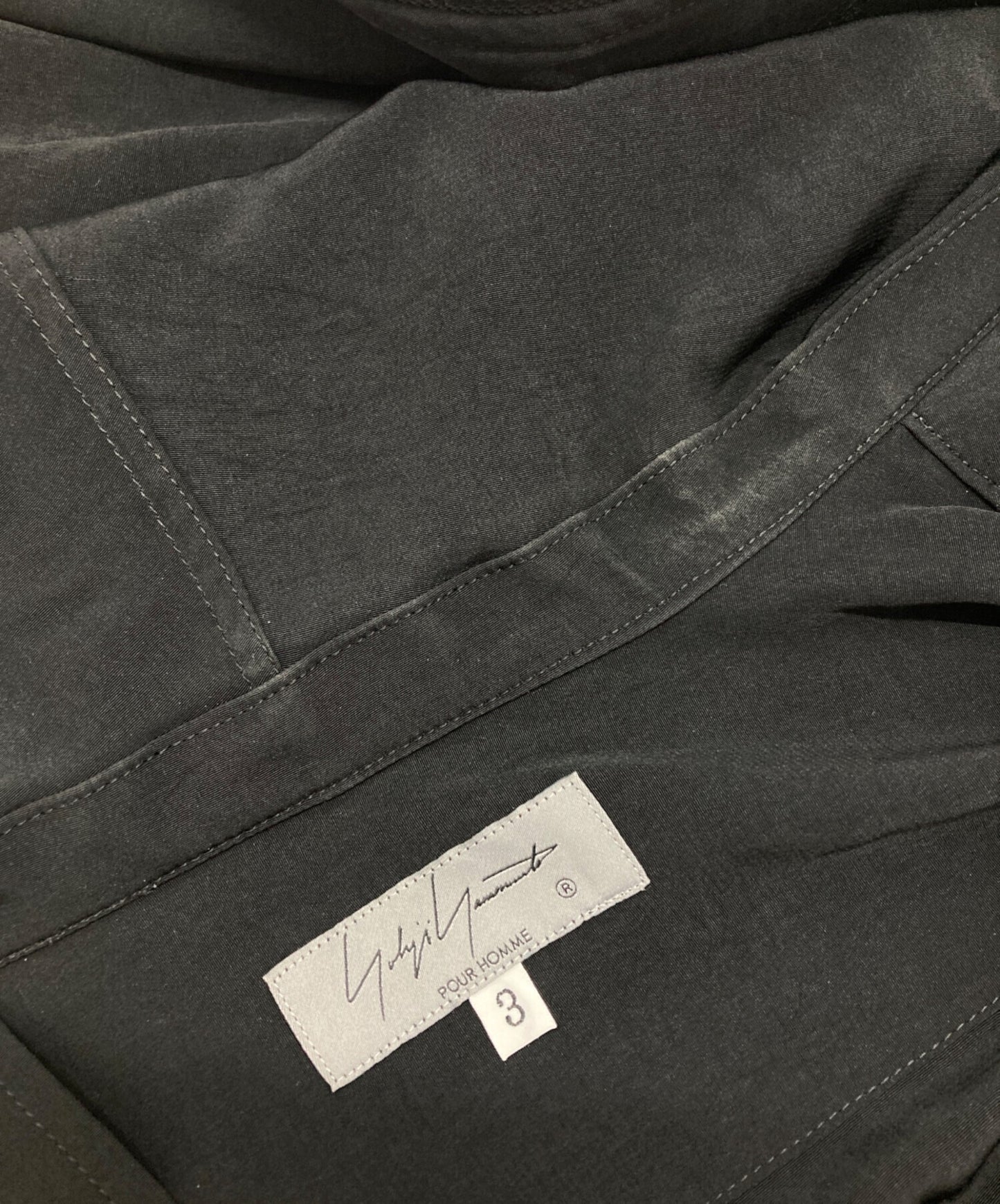 [Pre-owned] YOHJI YAMAMOTO ZIP OPEN HOODIE BLOUSE HJ-B75-518