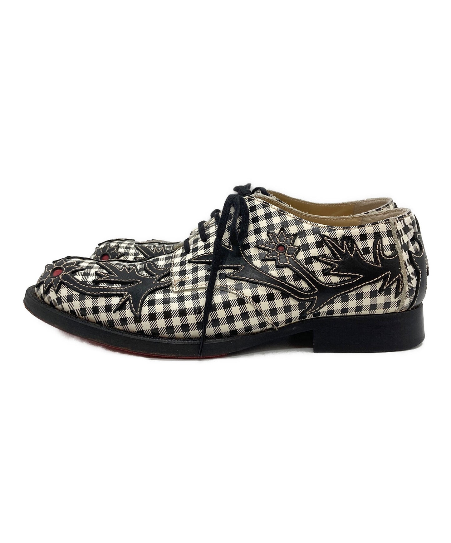 [Pre-owned] COMME des GARCONS Check Western Shoes