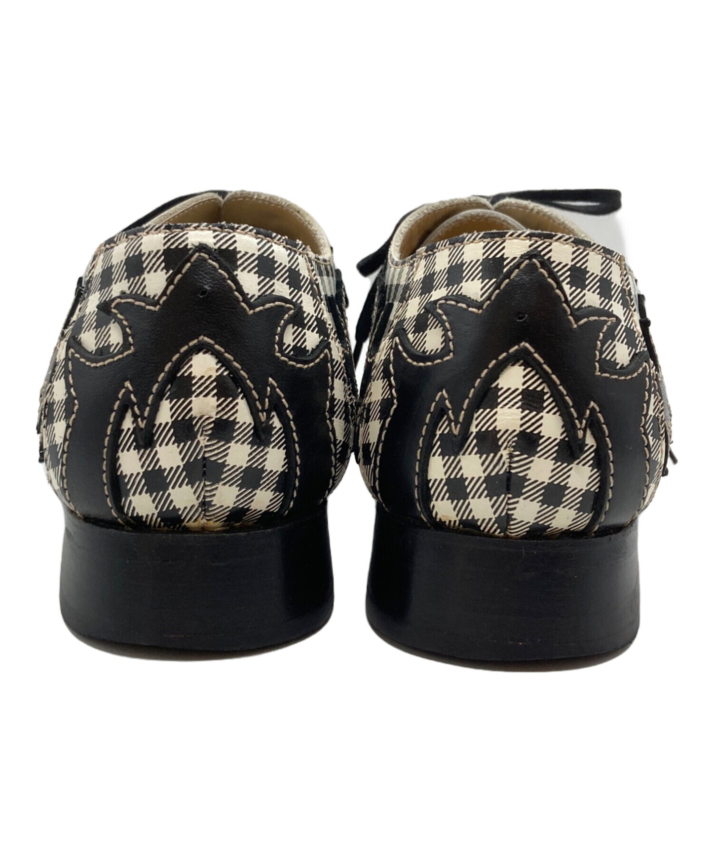 [Pre-owned] COMME des GARCONS Check Western Shoes