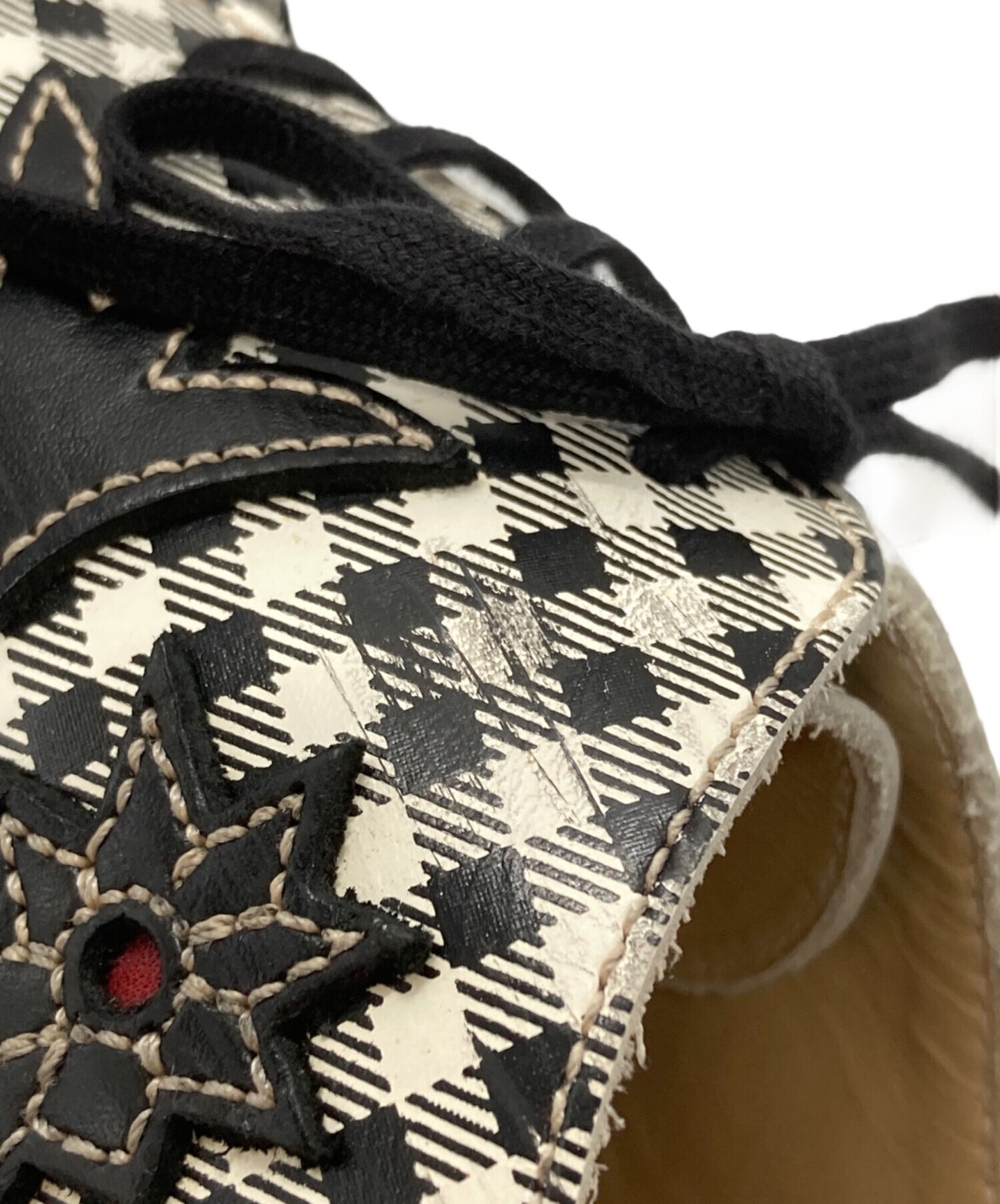 [Pre-owned] COMME des GARCONS Check Western Shoes