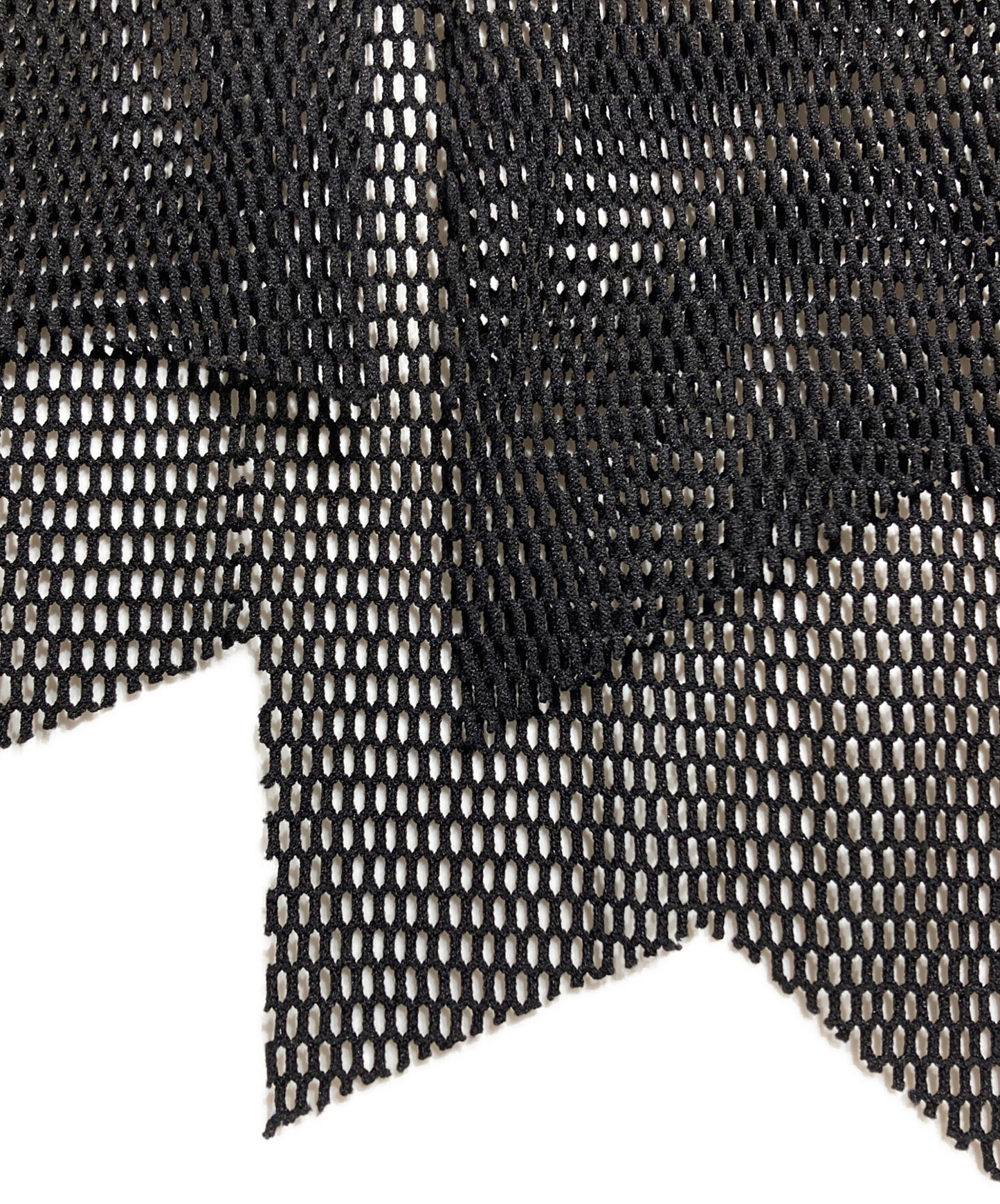 [Pre-owned] BLACK COMME des GARCONS Asymmetrical mesh top 1K-T001